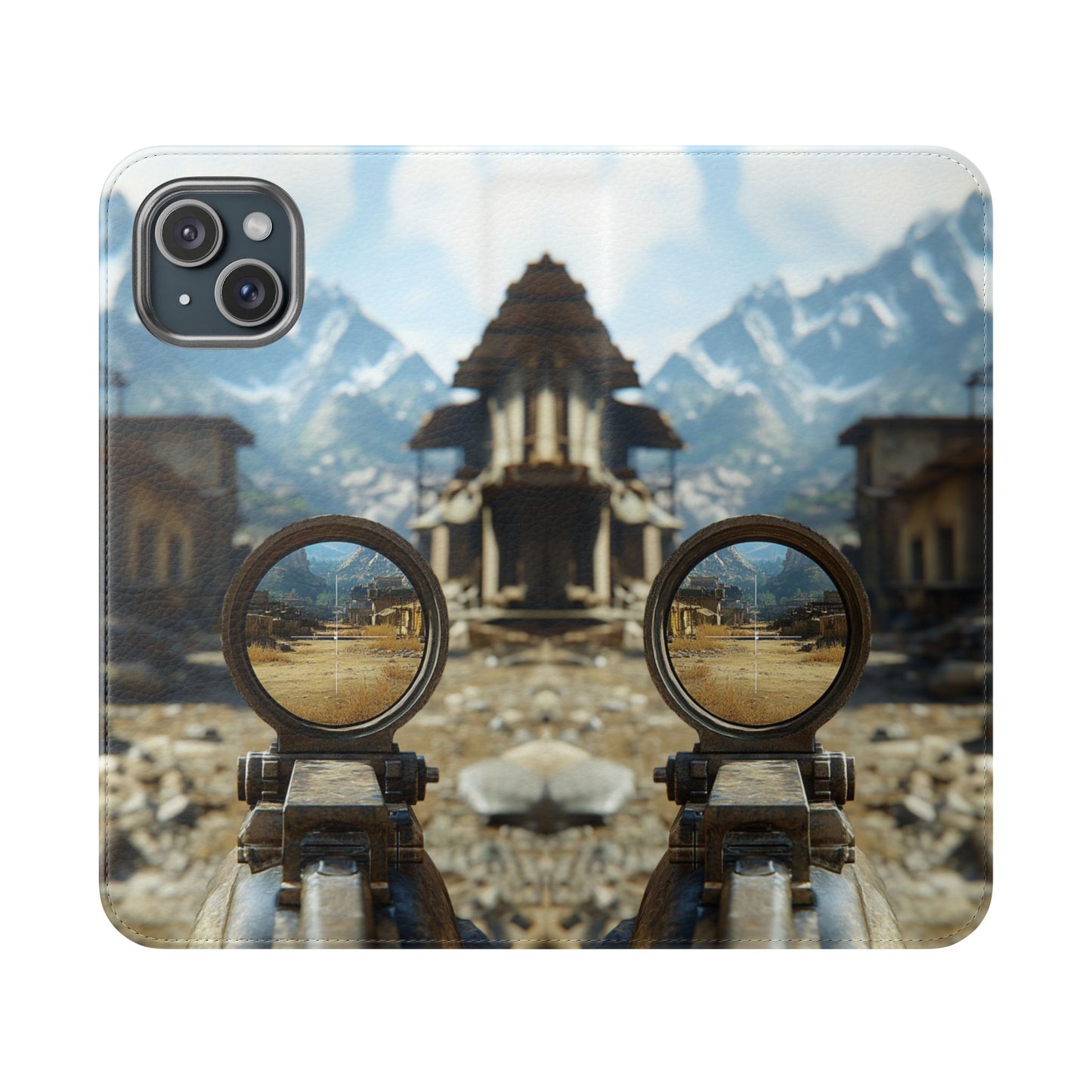 Desert Sniper Focus - Wallet Flip Case
