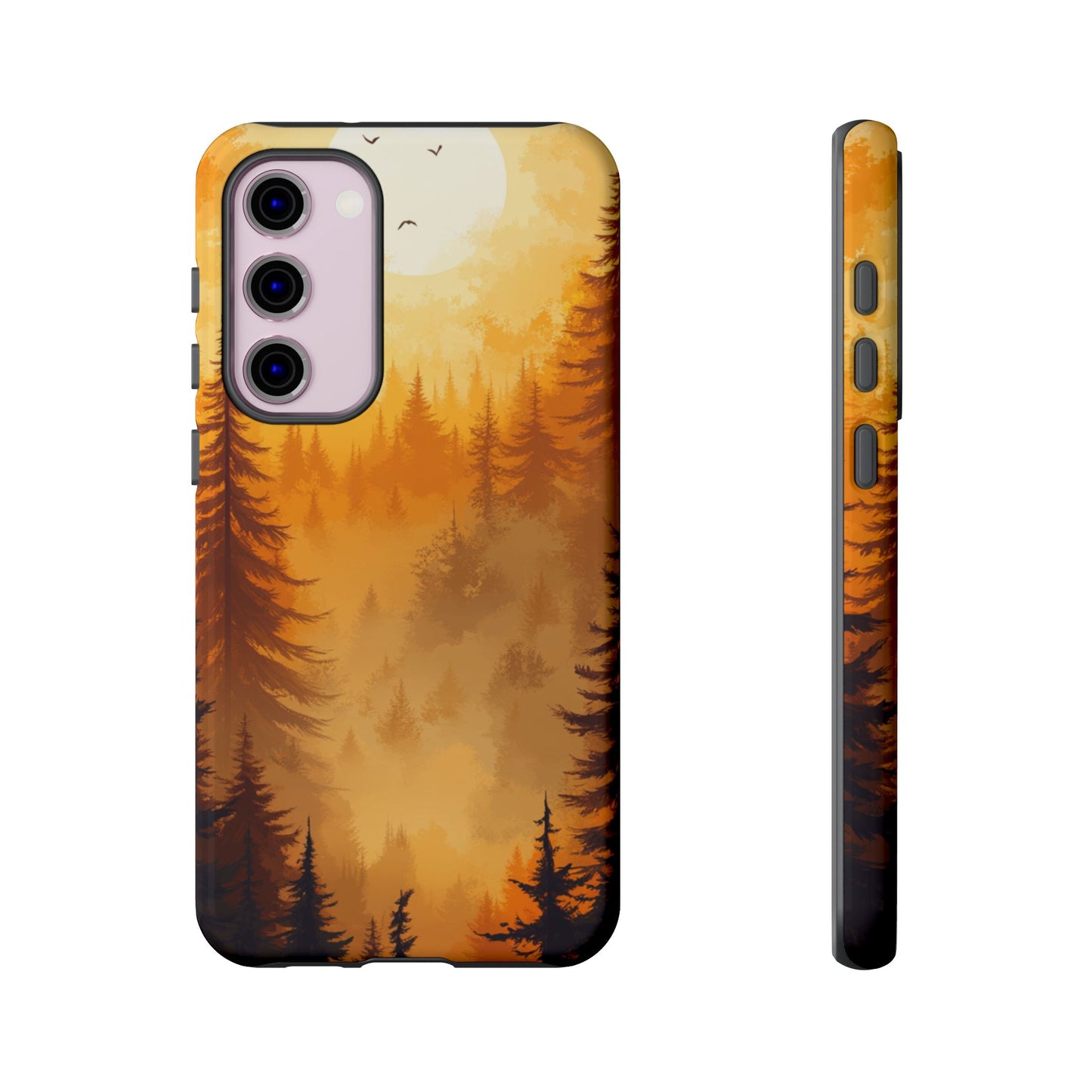 Golden Forest Silhouette – Tough Samsung Galaxy Case