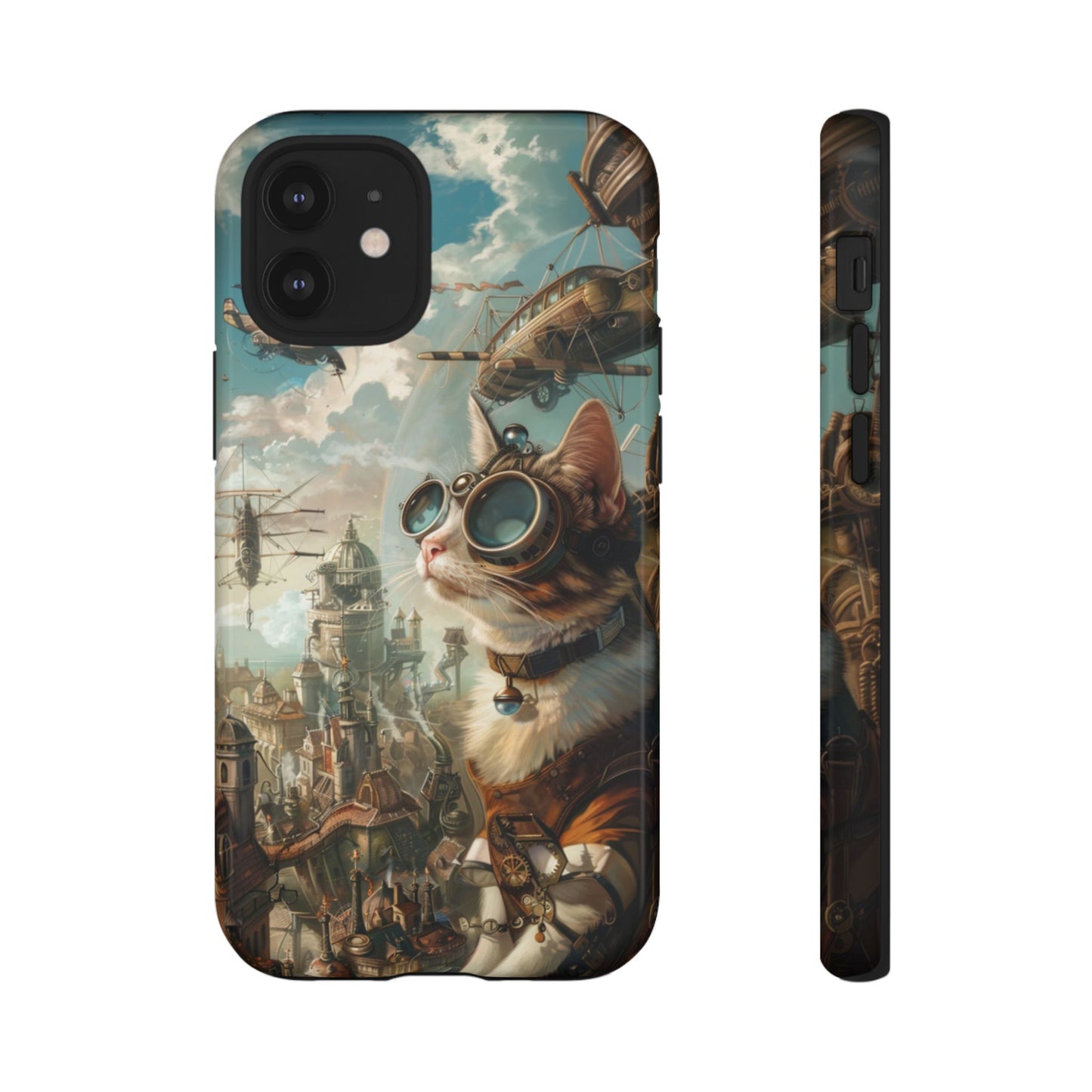 Steampunk Aviator Cat - Tough iPhone Case