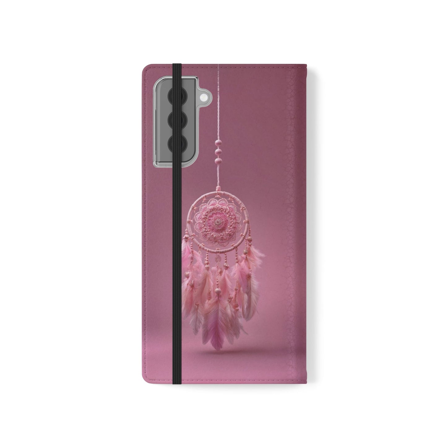 Pink Lace Dreamcatcher - Wallet Flip Case