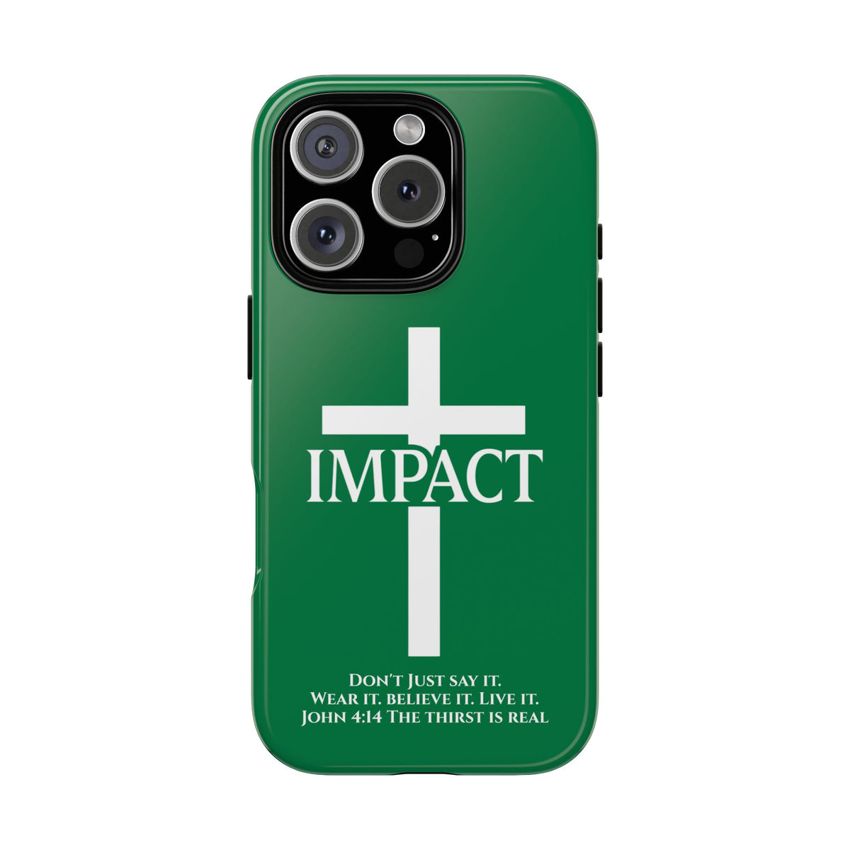 Impact Green - Tough iPhone Case
