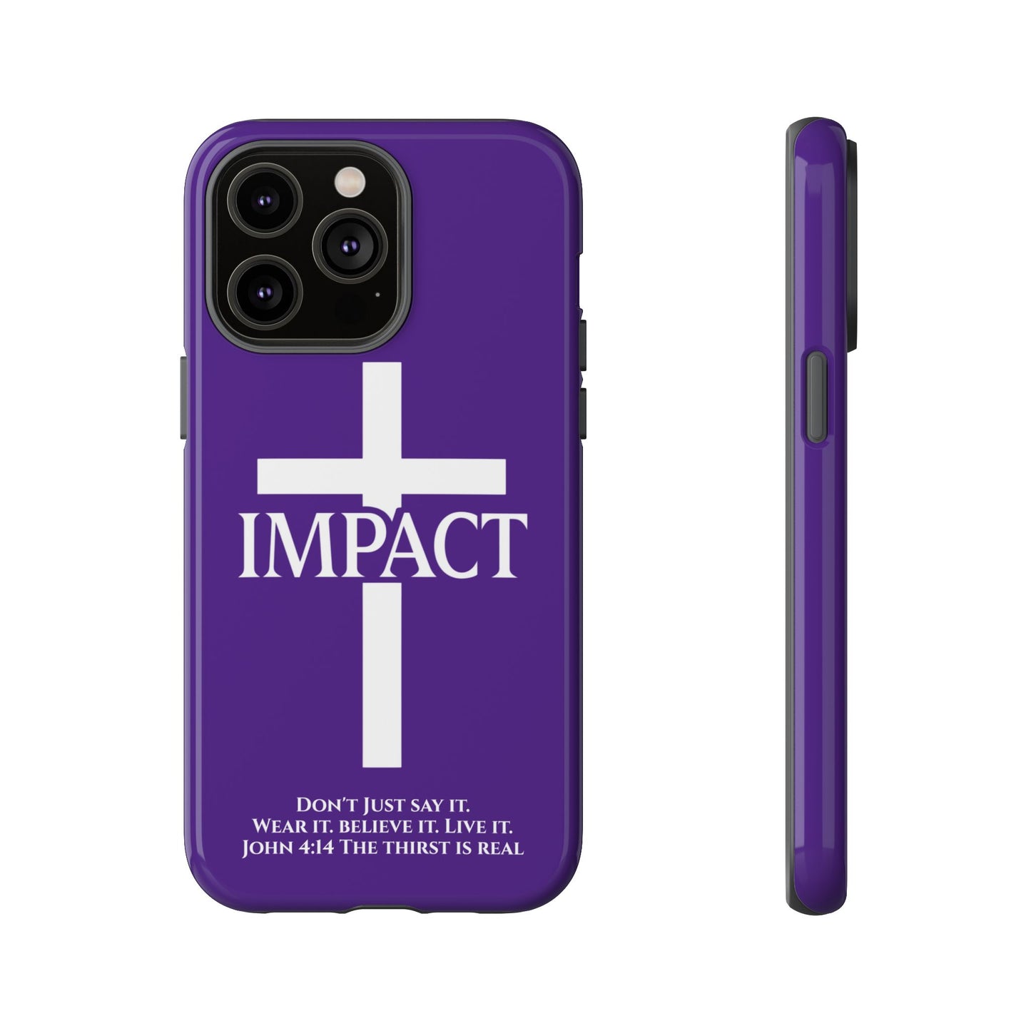 Impact Purple - Tough iPhone Case