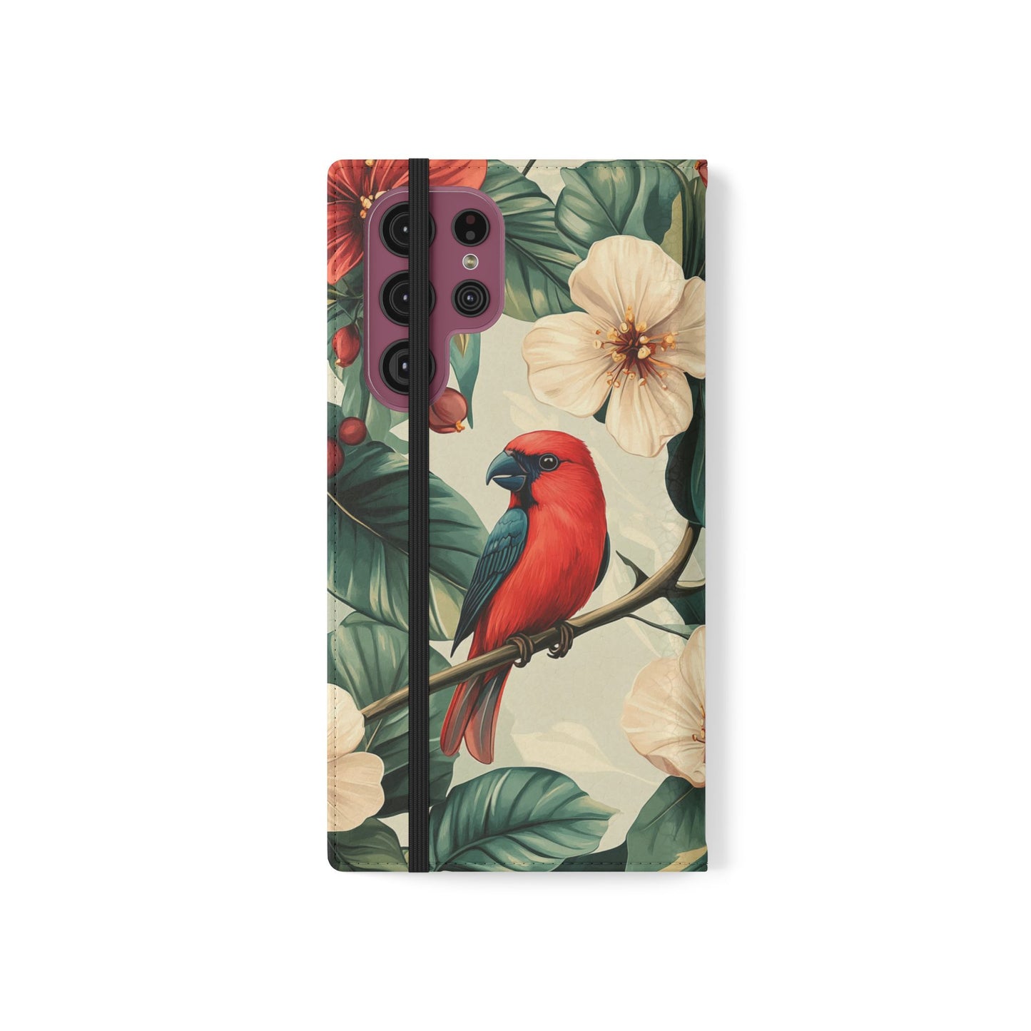 Scarlet Songbird - Wallet Flip Case