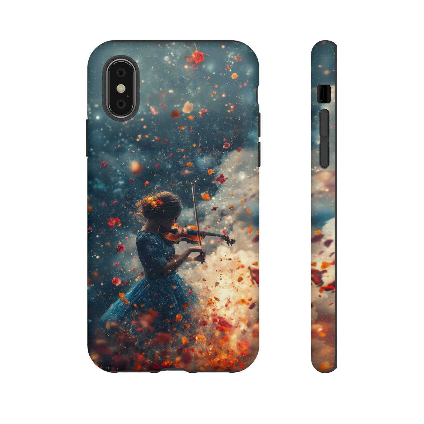 Petal Breeze Violinist Phone Case - iPhone, Google Pixel, Samsung Galaxy