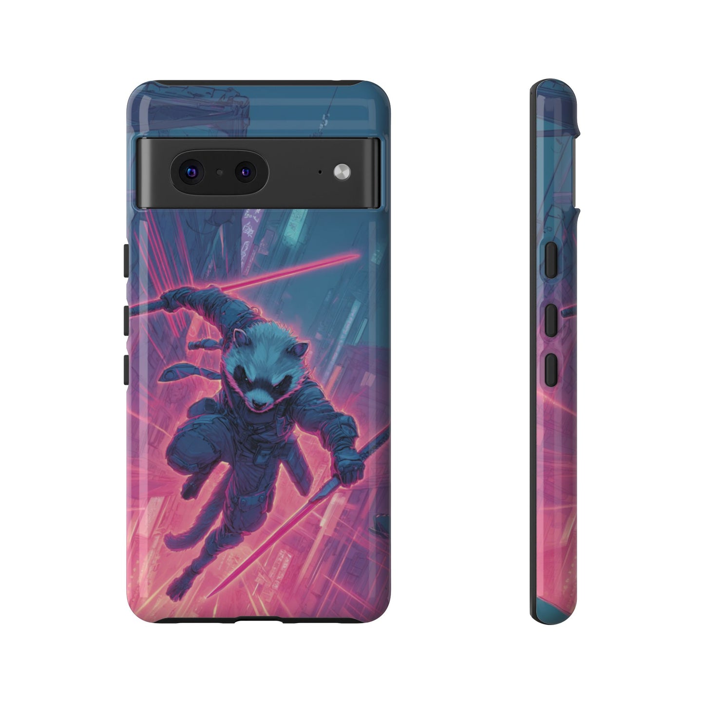 Cyberpunk Ferret - Tough Google Pixel Case