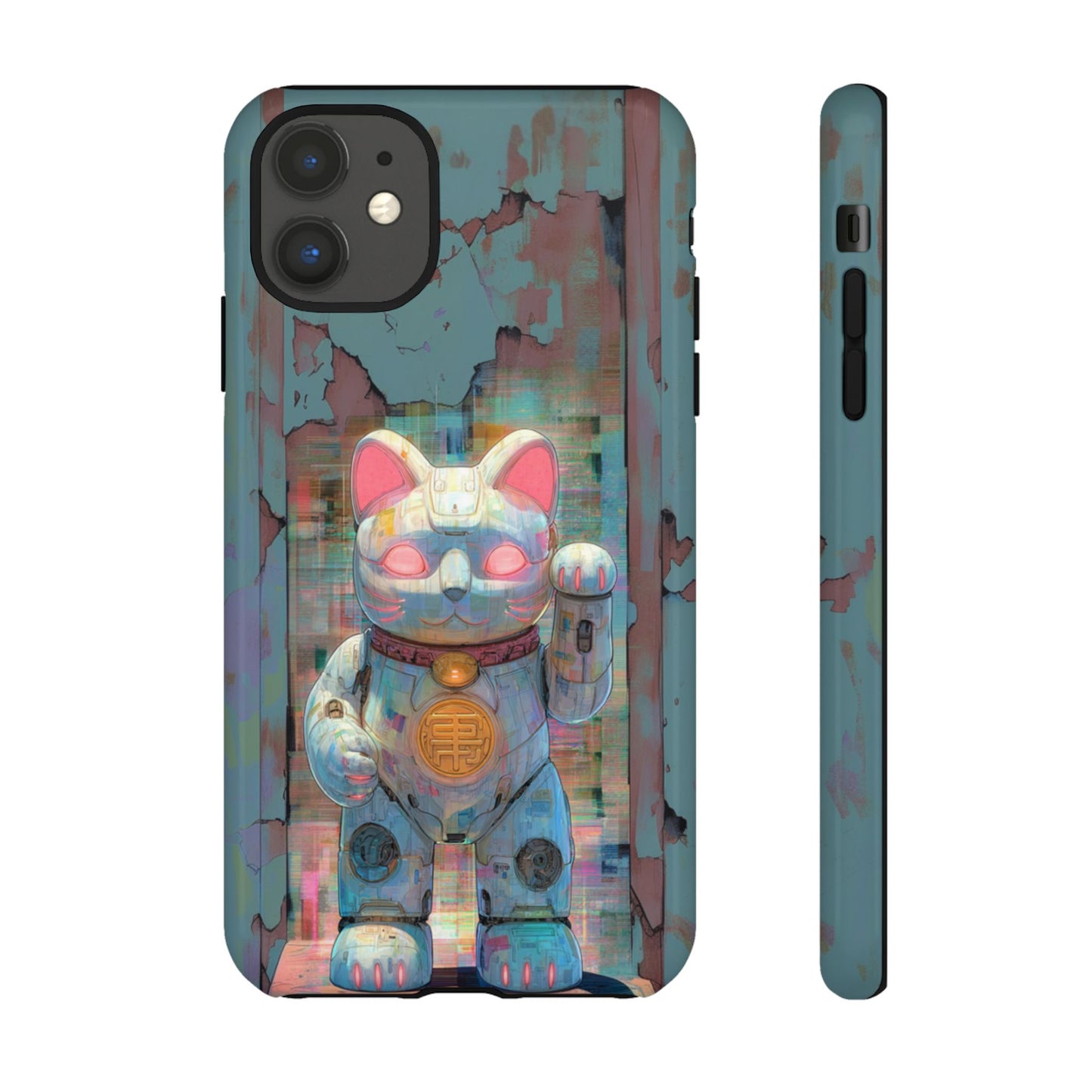 Cyber Lucky Cat - Tough iPhone Case