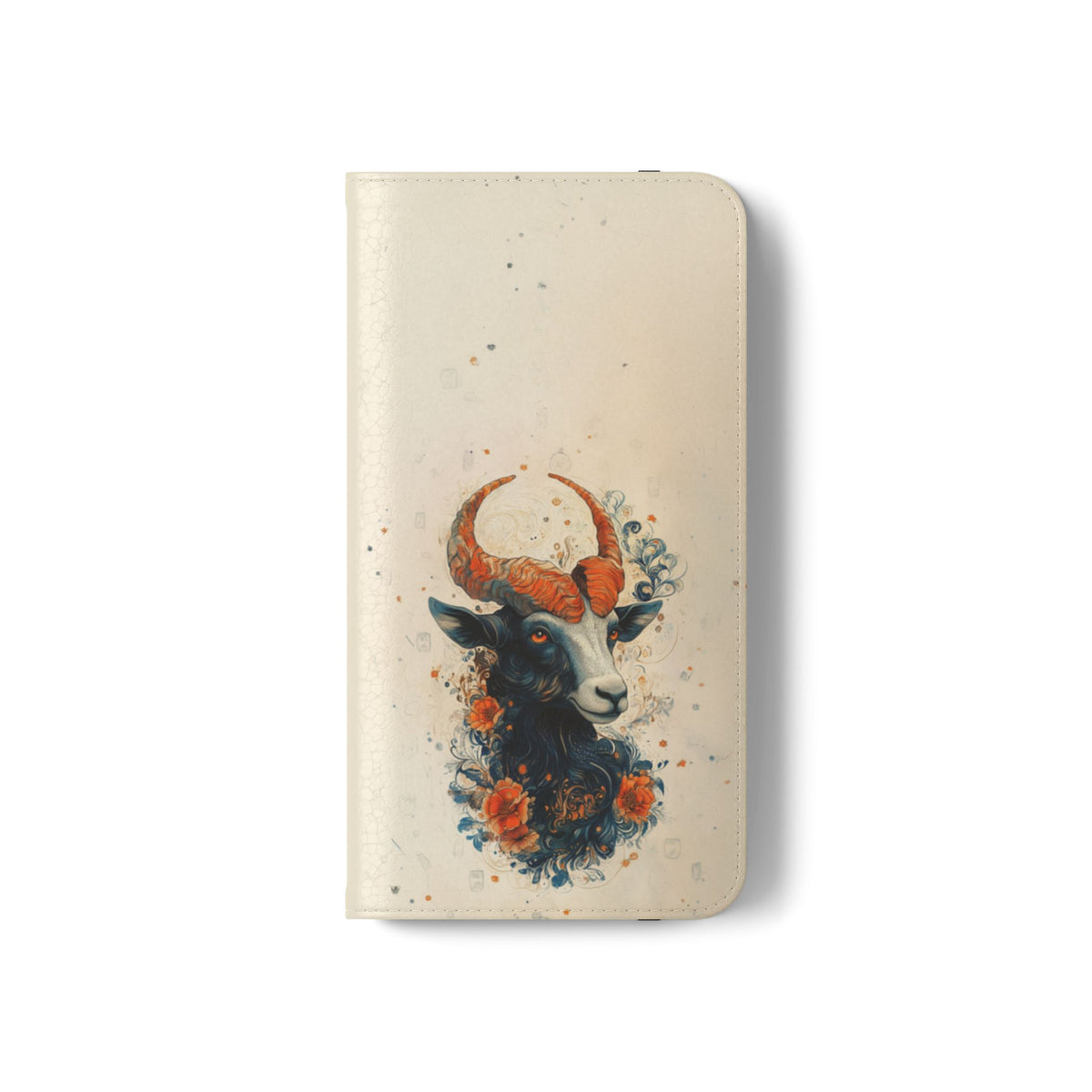 Capricorn Celestial Goat - Wallet Flip Case