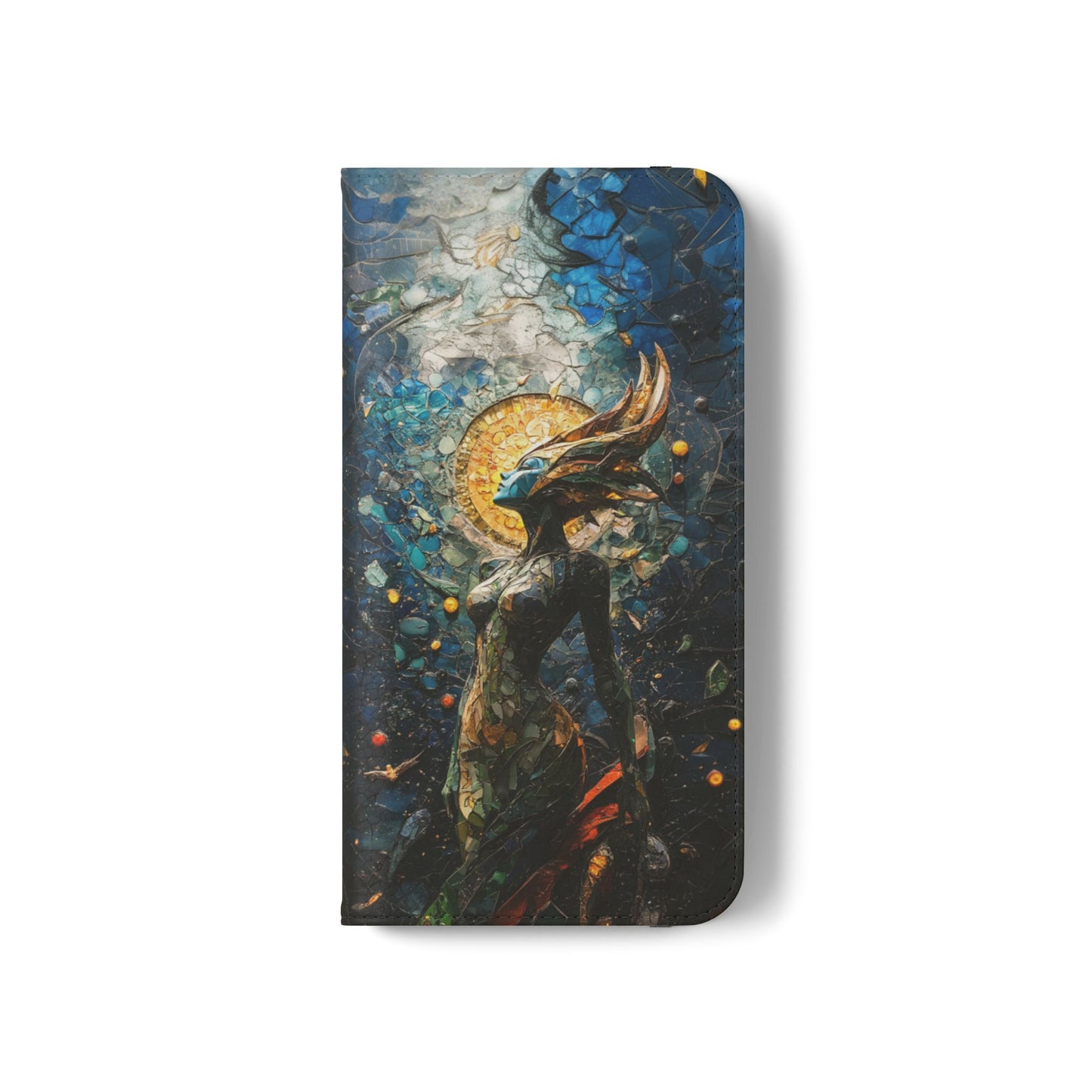 Stained Glass Goddess - Wallet Flip Case