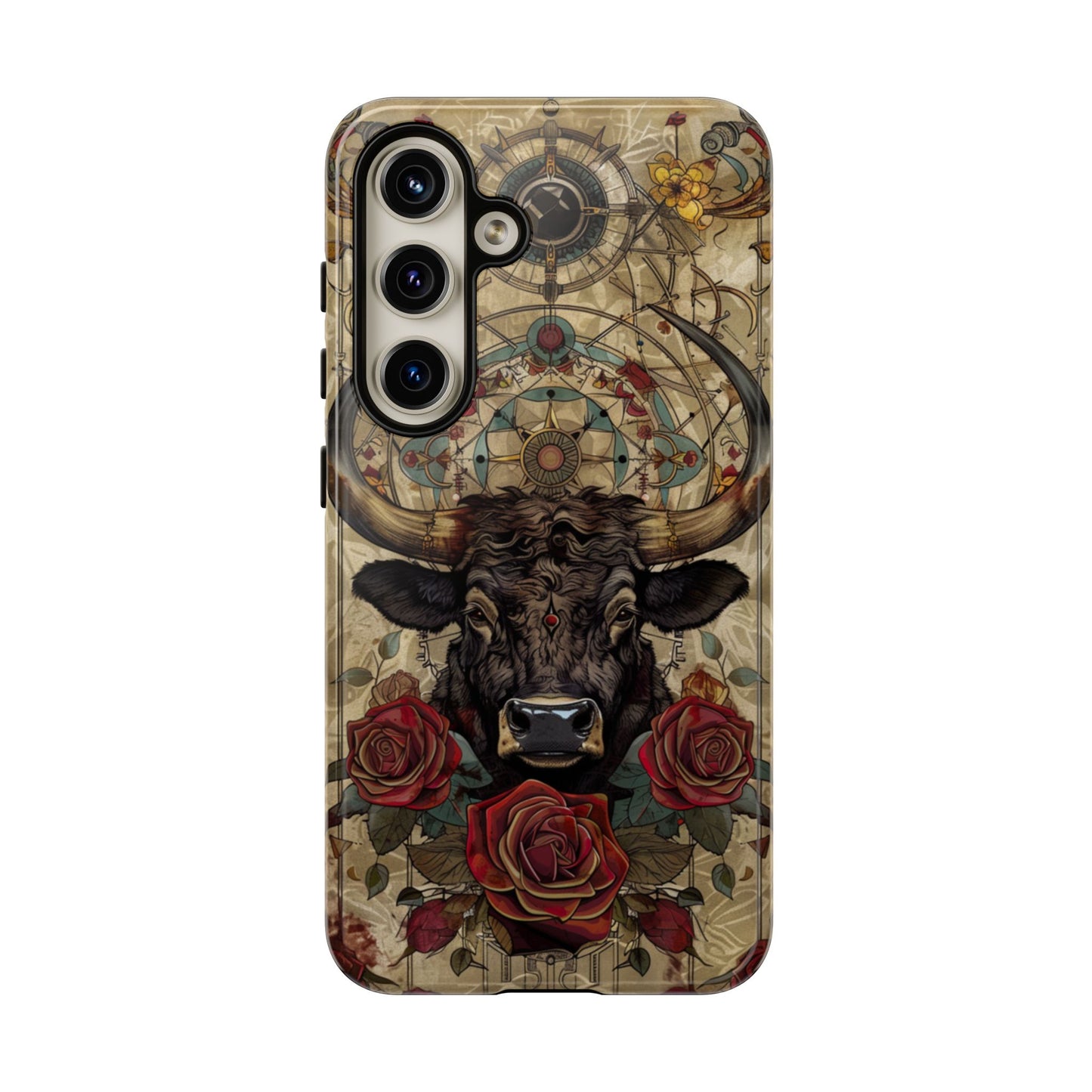 Taurus Mandala - iPhone, Google Pixel, Samsung Galaxy