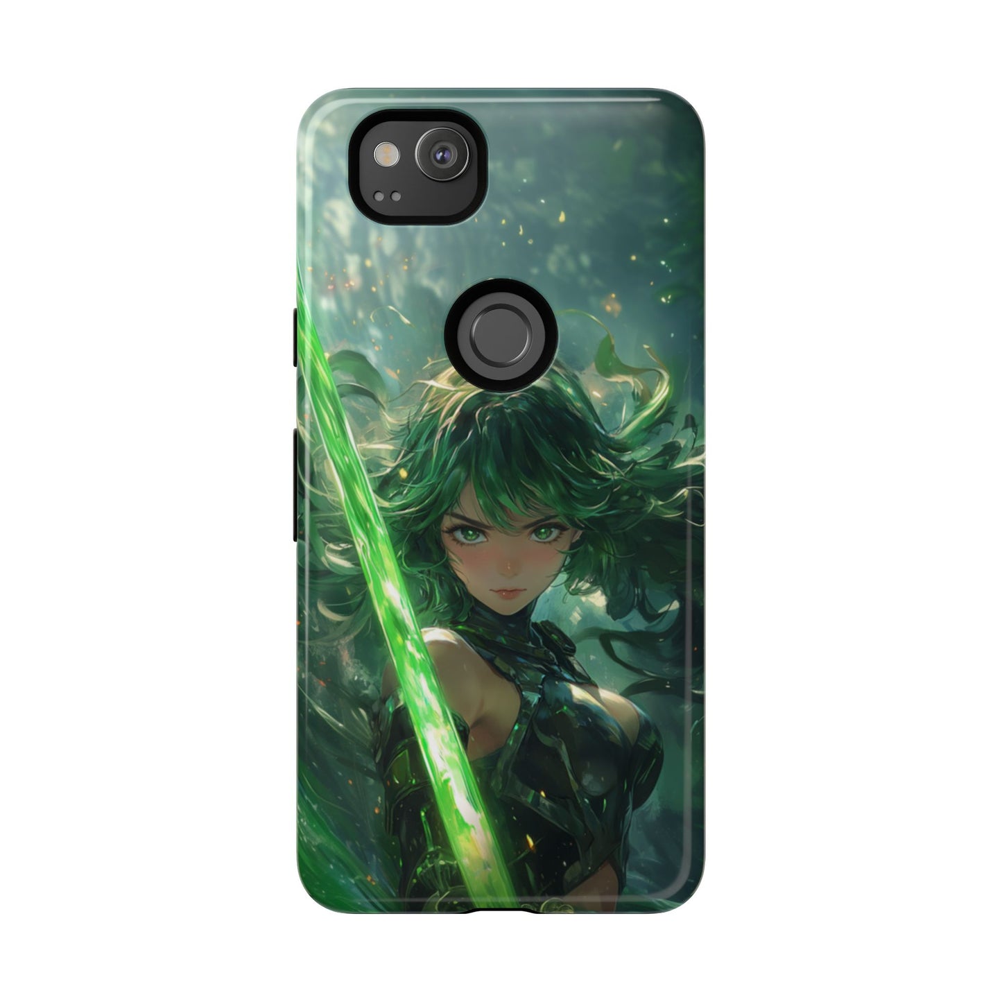 Emerald Blade Warrior – Tough Google Pixel Case