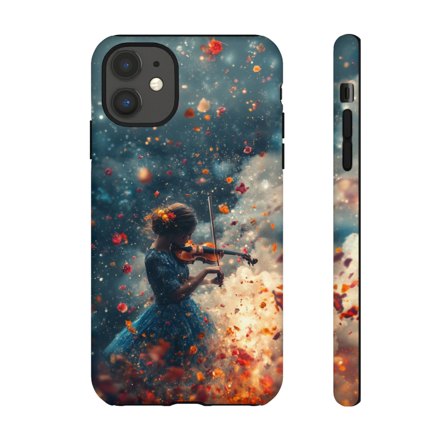 Petal Breeze Violinist Phone Case - iPhone, Google Pixel, Samsung Galaxy