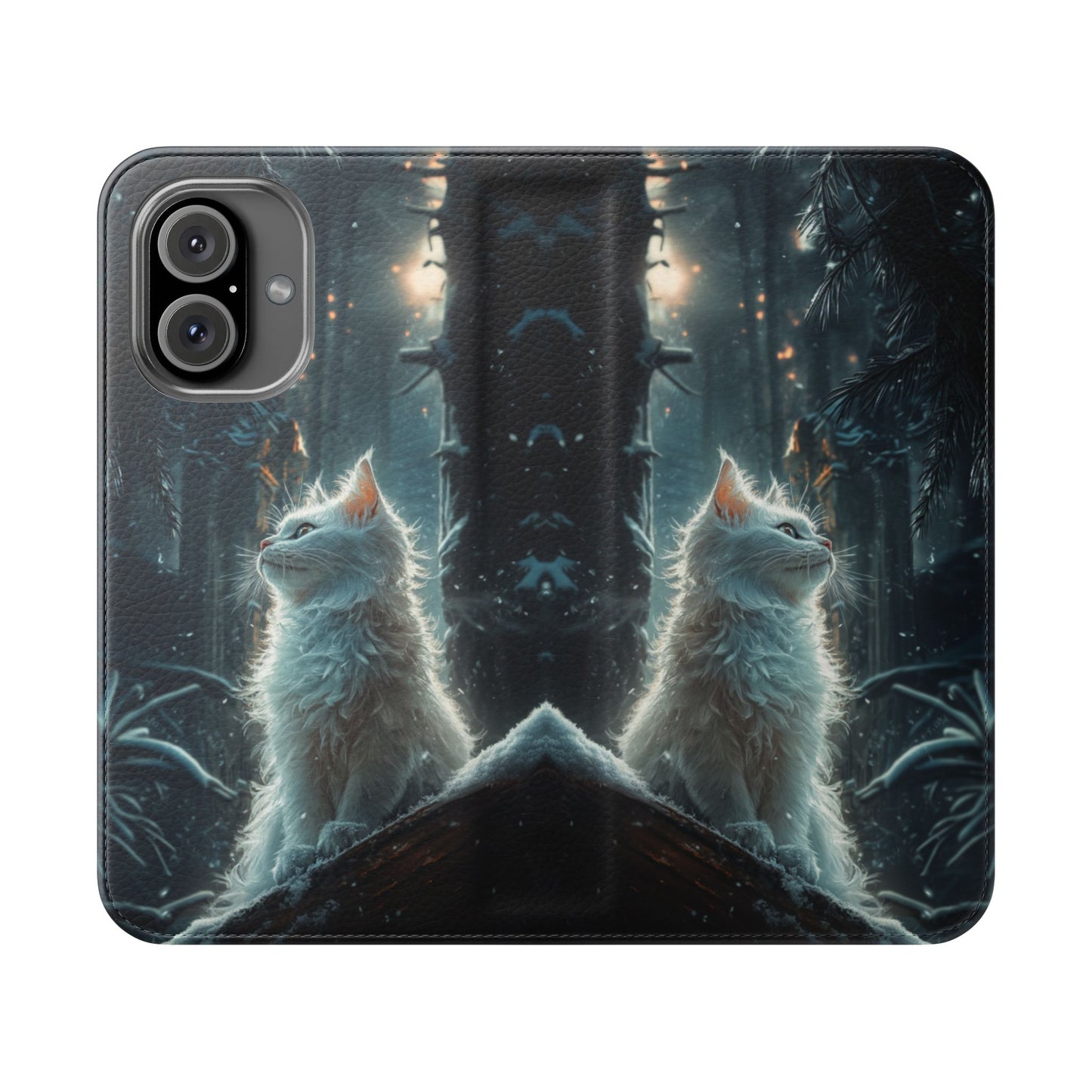 Winter Spirit Cat - Wallet Flip Case