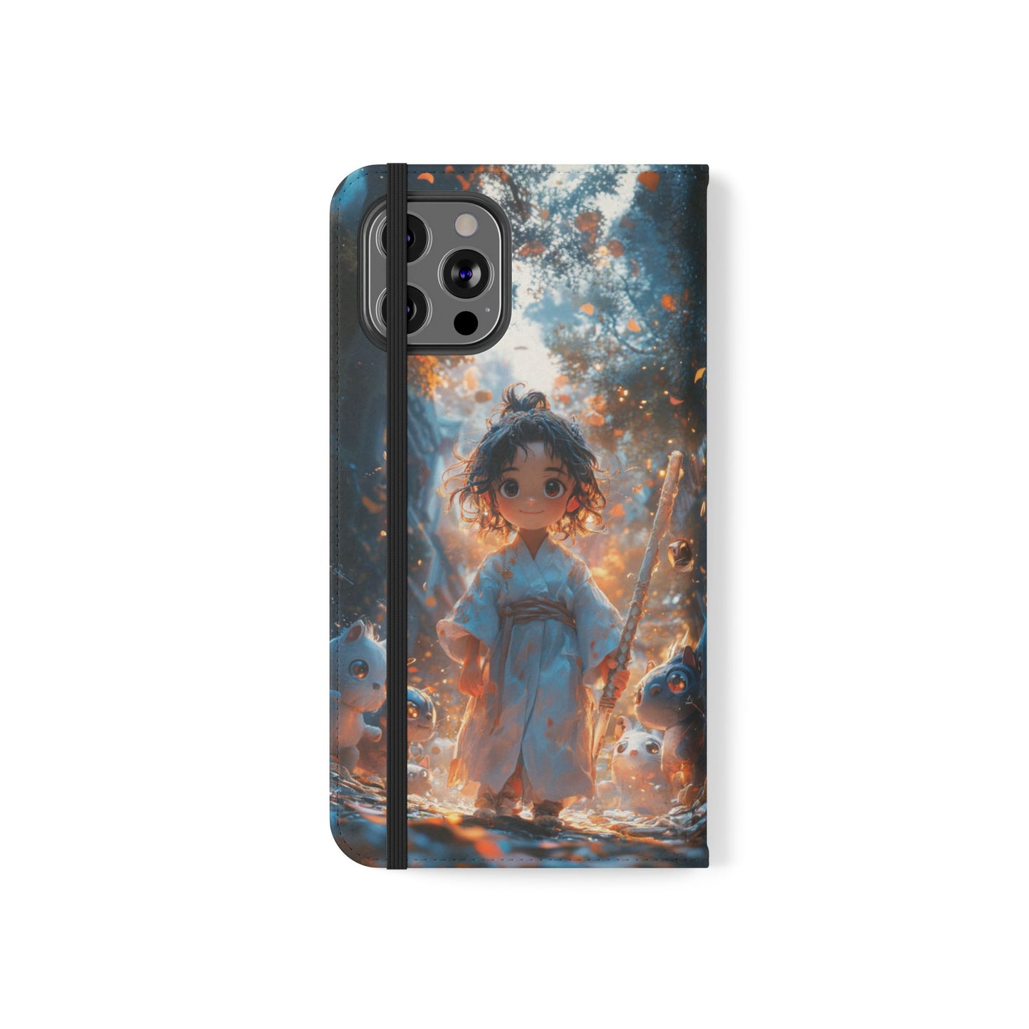 Forest Spirit Child - Wallet Flip Case