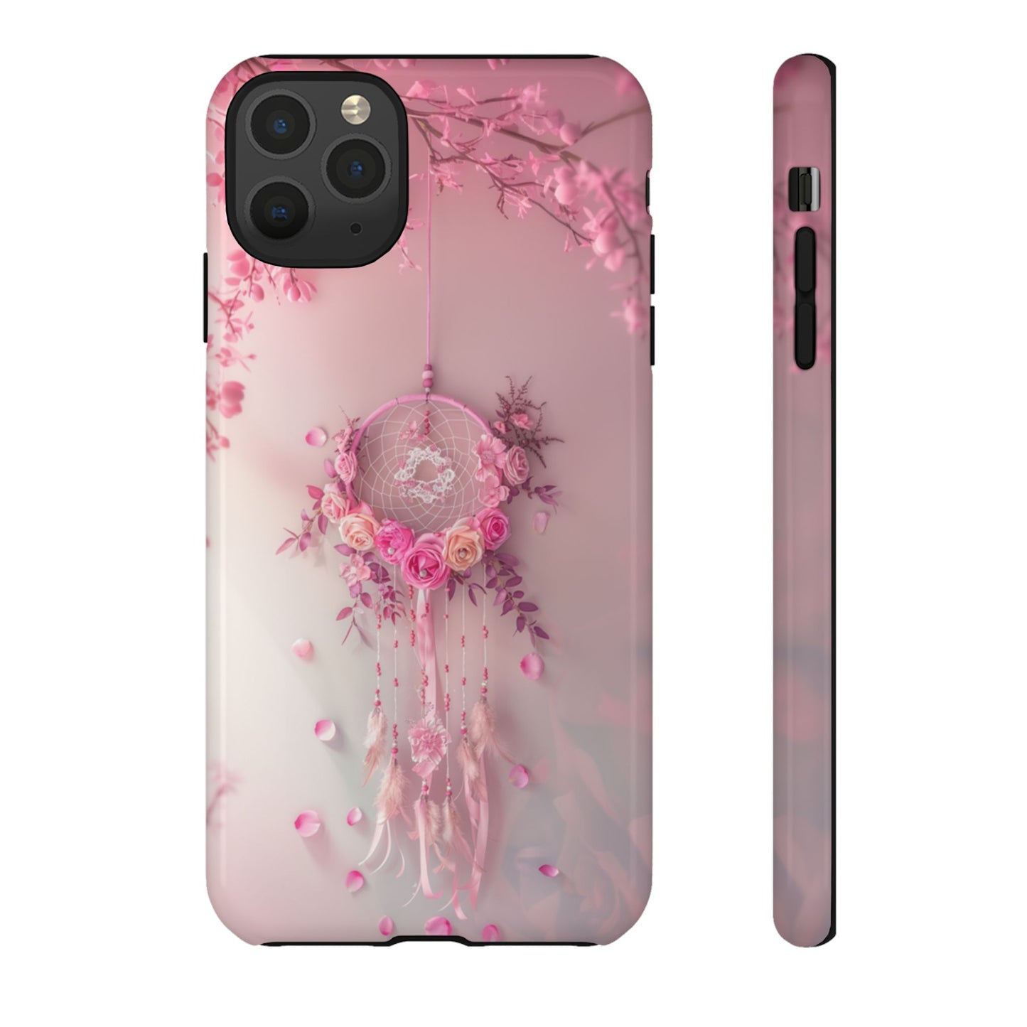 Pink Rose Dreamcatcher - Tough iPhone Case