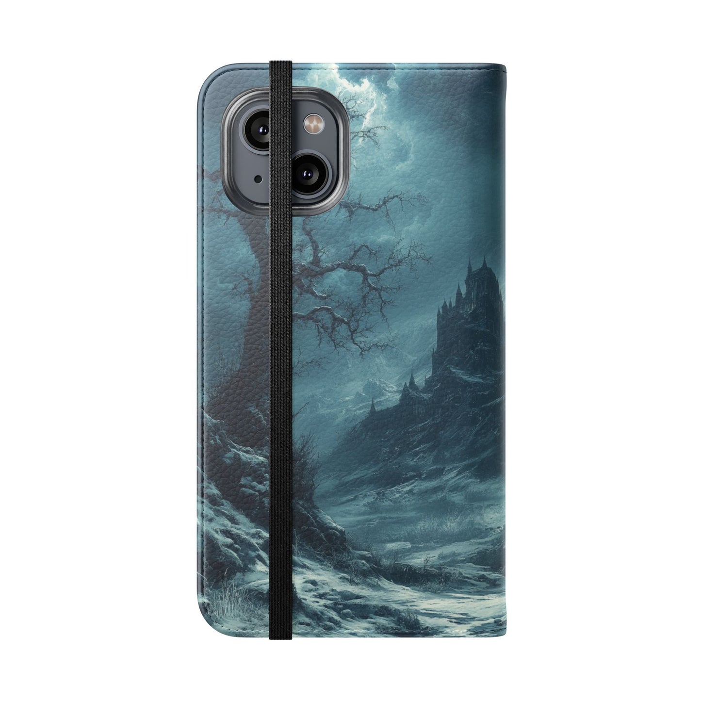 Stormy Castle - Wallet Flip Case