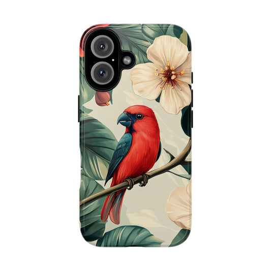 Scarlet Songbird - Tough iPhone Case