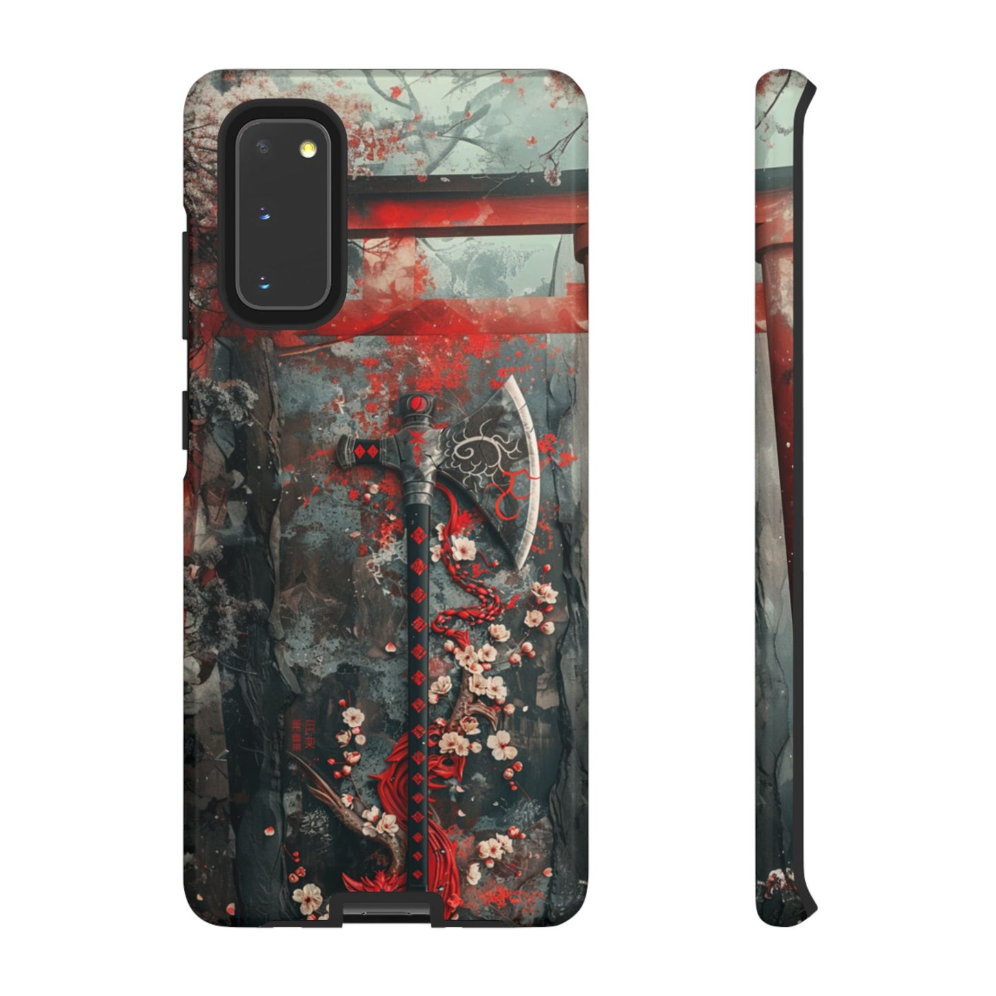 Sakura Warrior Axe - Tough Samsung Galaxy Case