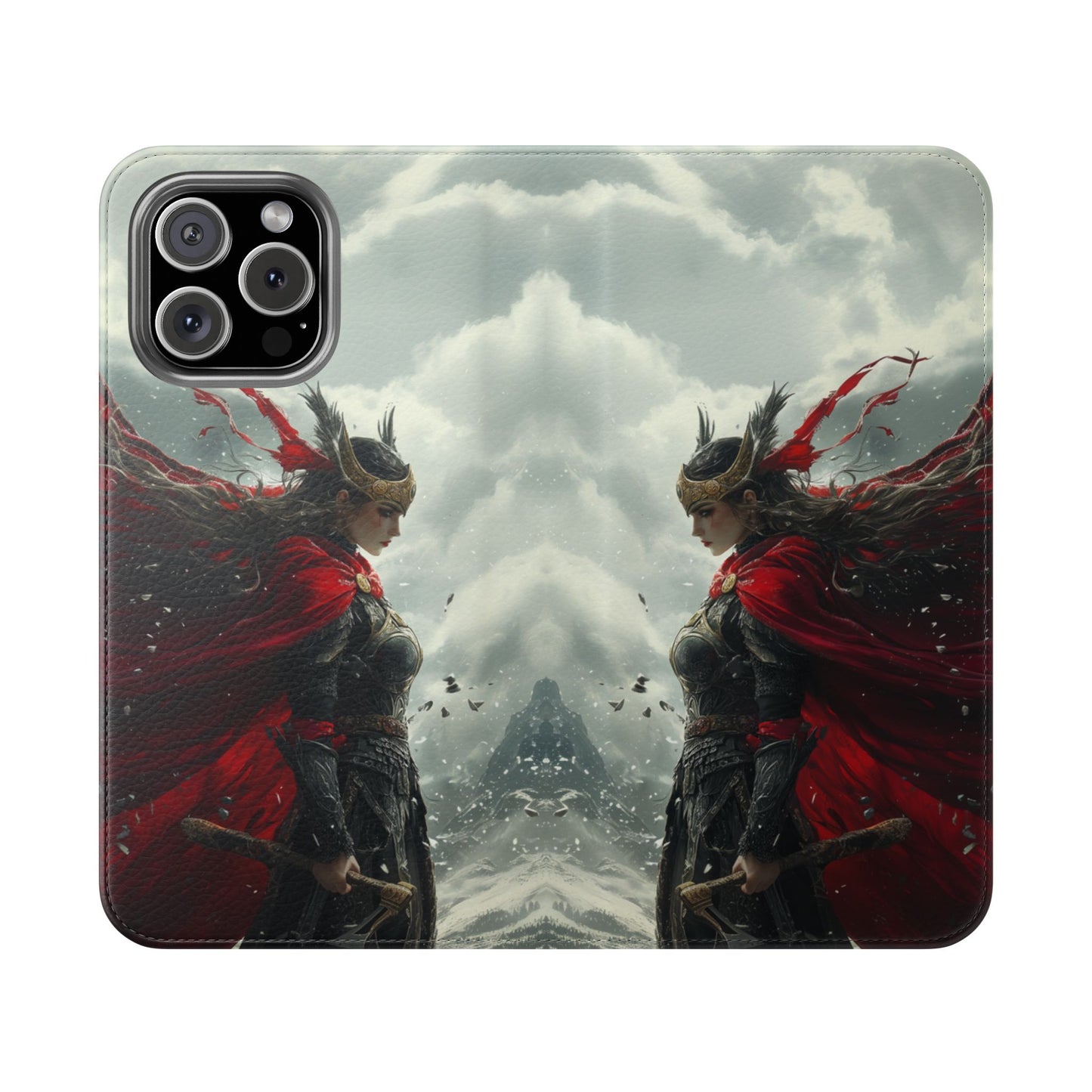 Freya Crimson Valkyrie - Wallet Flip Case