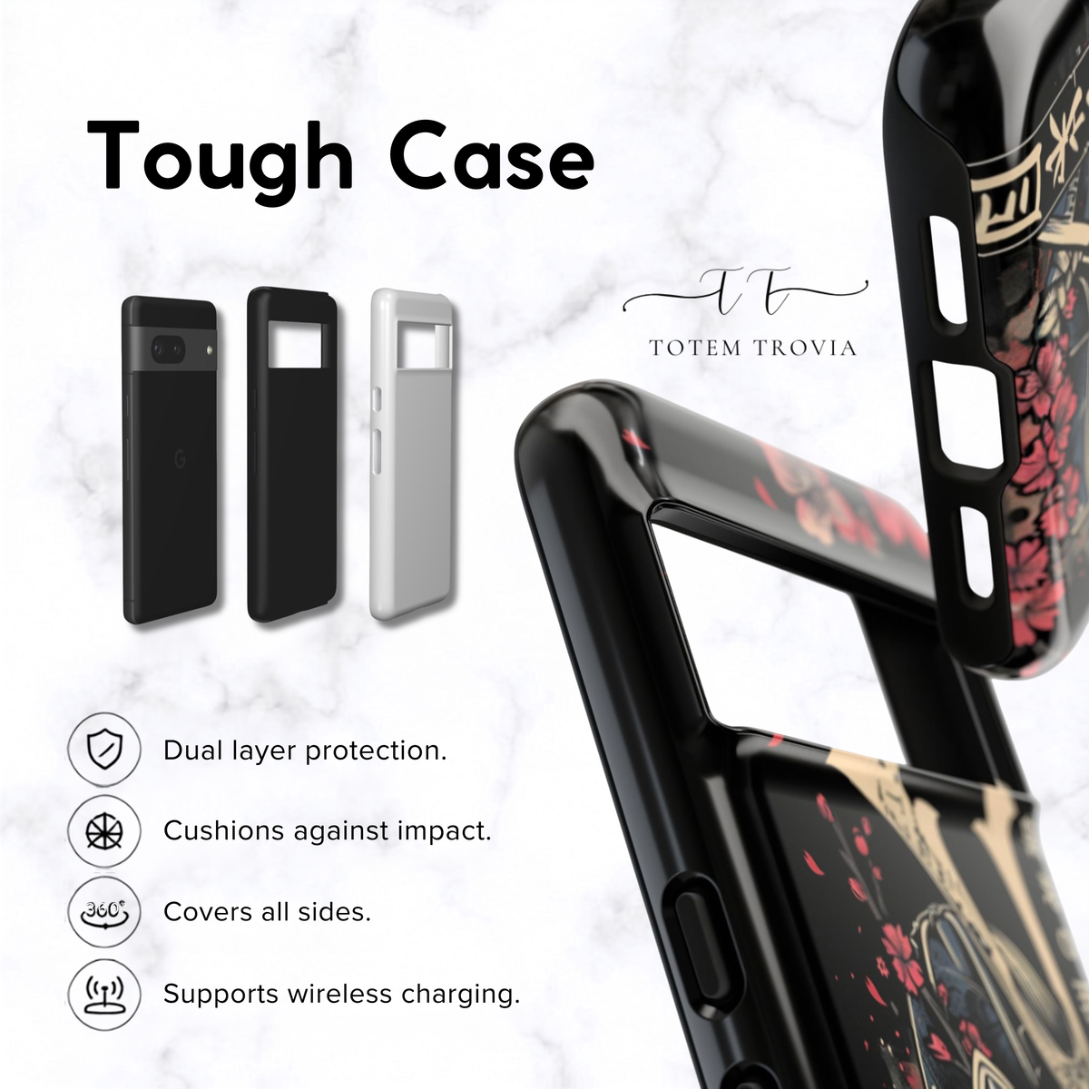 Samurai Cherry Blossom - Google Pixel Case