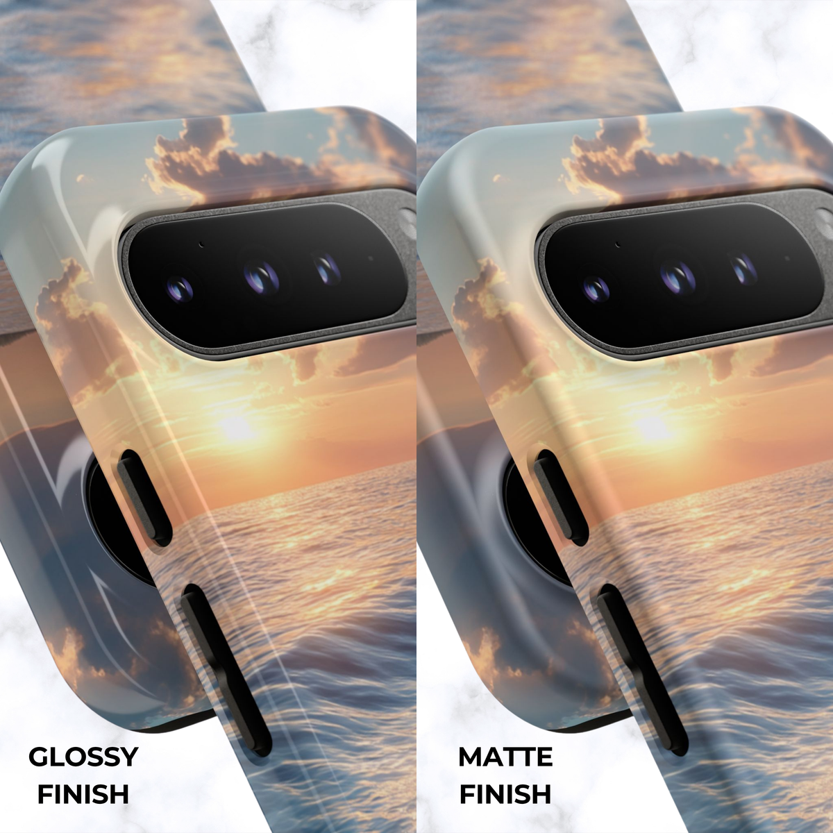 Sunset Beach Waves - Google Pixel Case