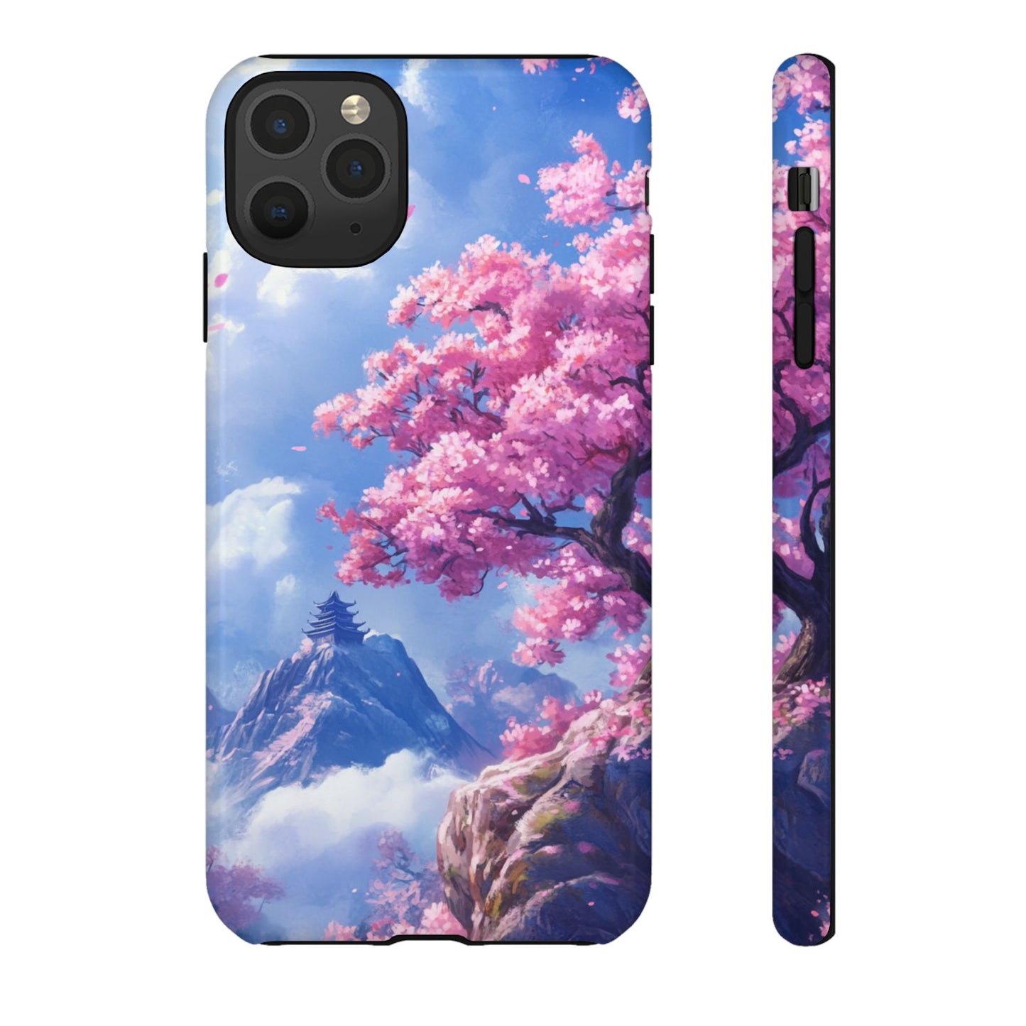 Sakura Sky Temple - Tough iPhone Case