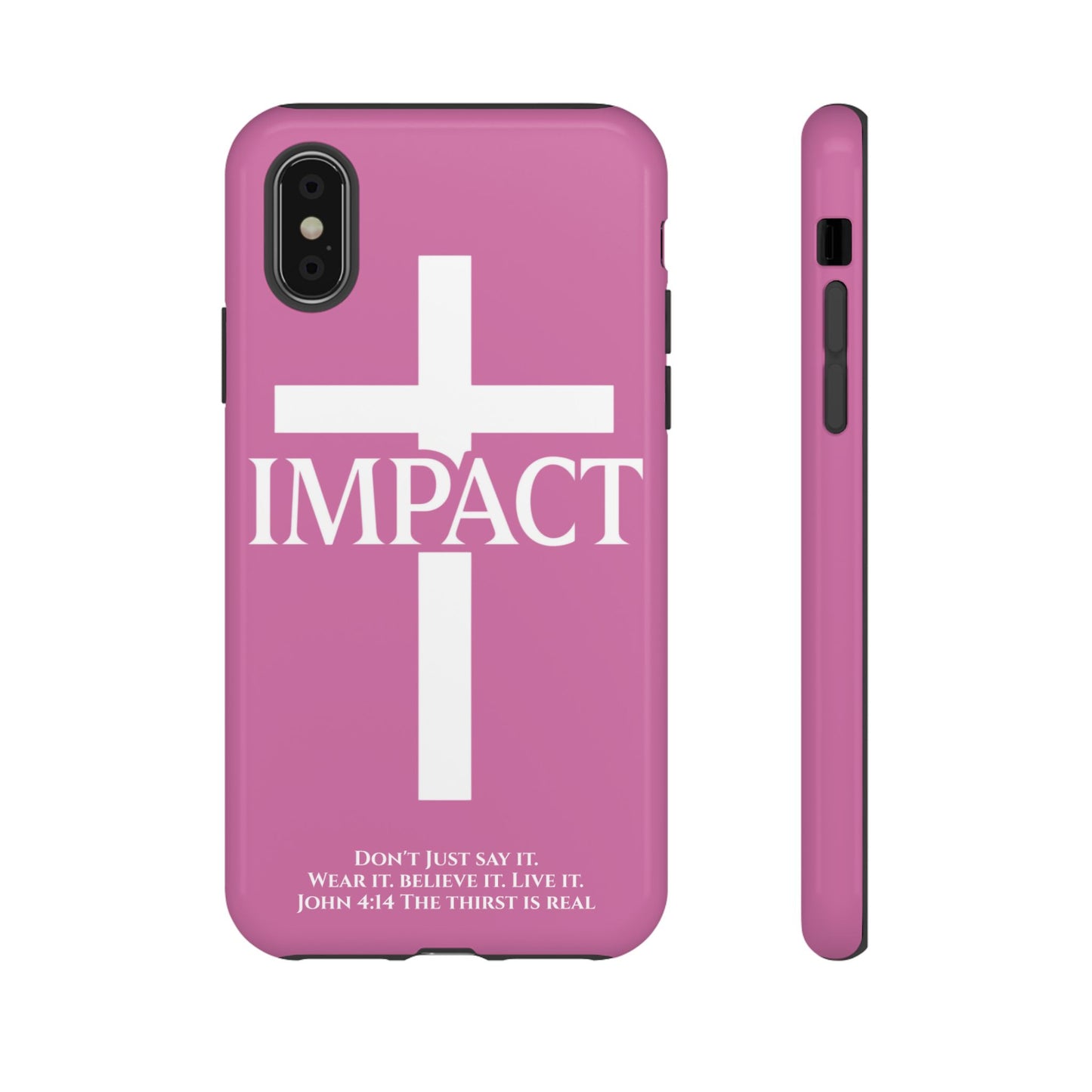 Impact Pink - Tough iPhone Case