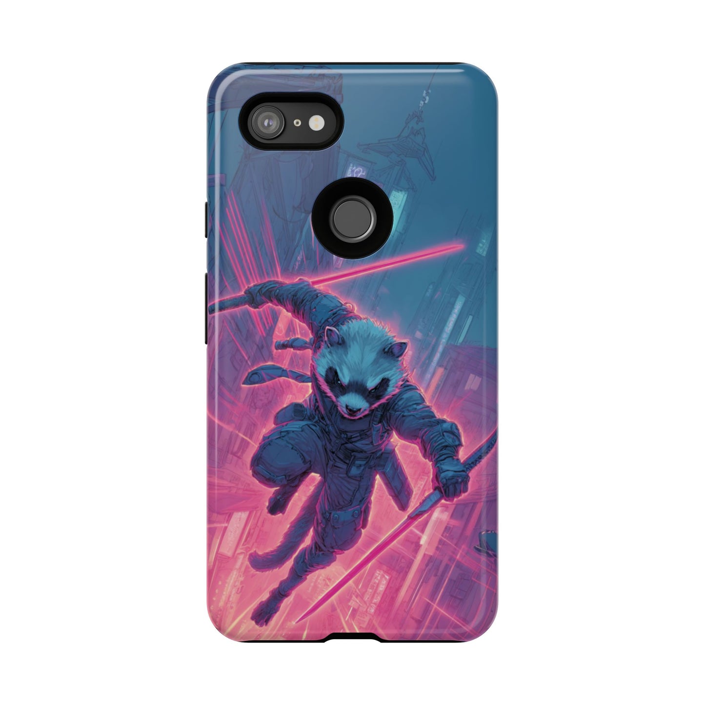 Cyberpunk Ferret - Tough Google Pixel Case