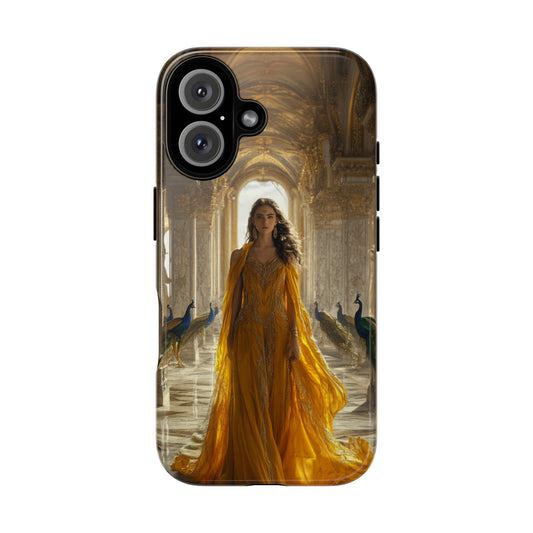 Hera Golden Palace Peacock Goddess - Tough iPhone Case