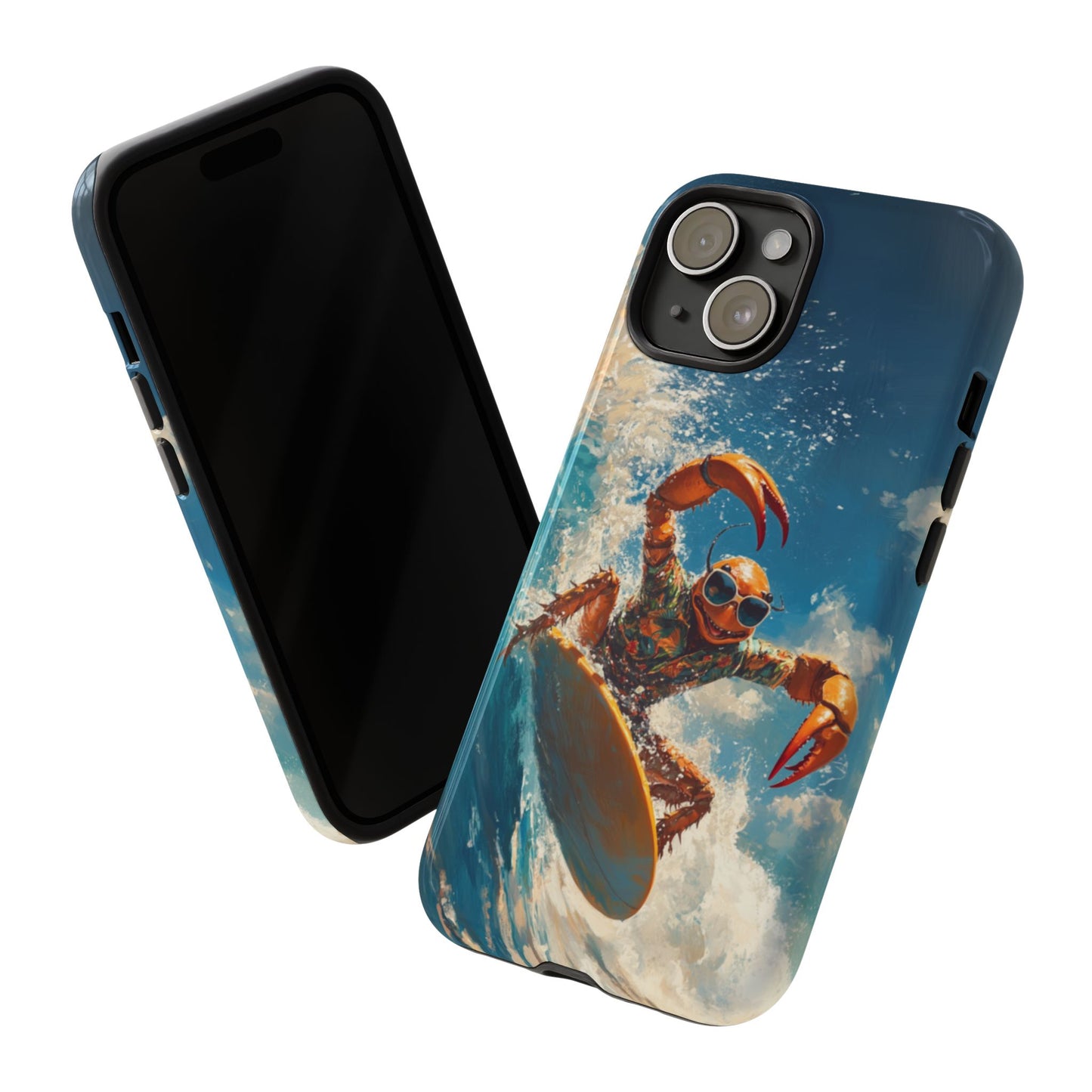 Surfing Crab - Tough iPhone Case