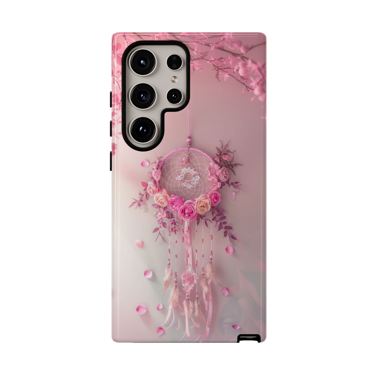 Pink Rose Dreamcatcher - Tough Samsung Galaxy Case