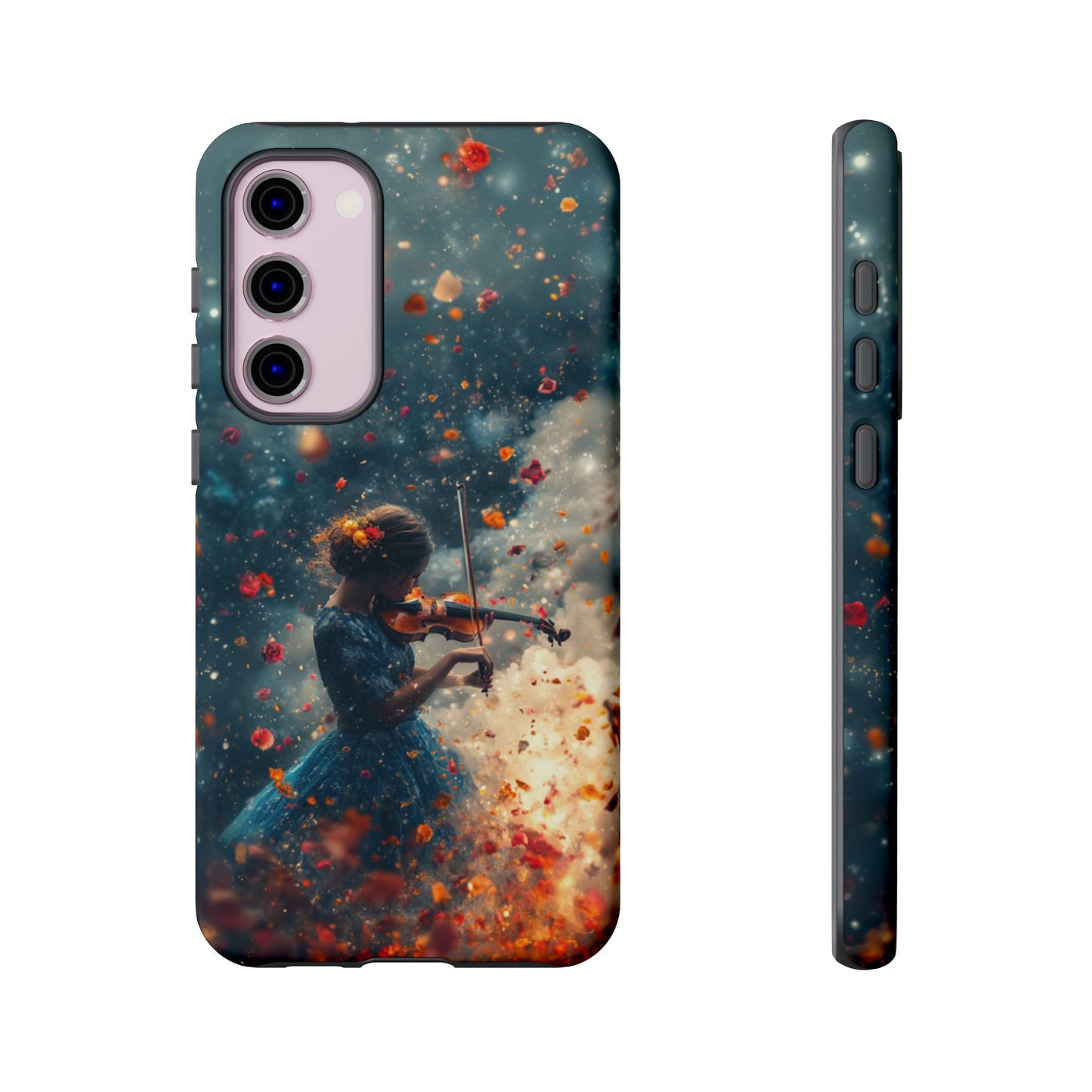 Petal Breeze Violinist Phone Case - iPhone, Google Pixel, Samsung Galaxy