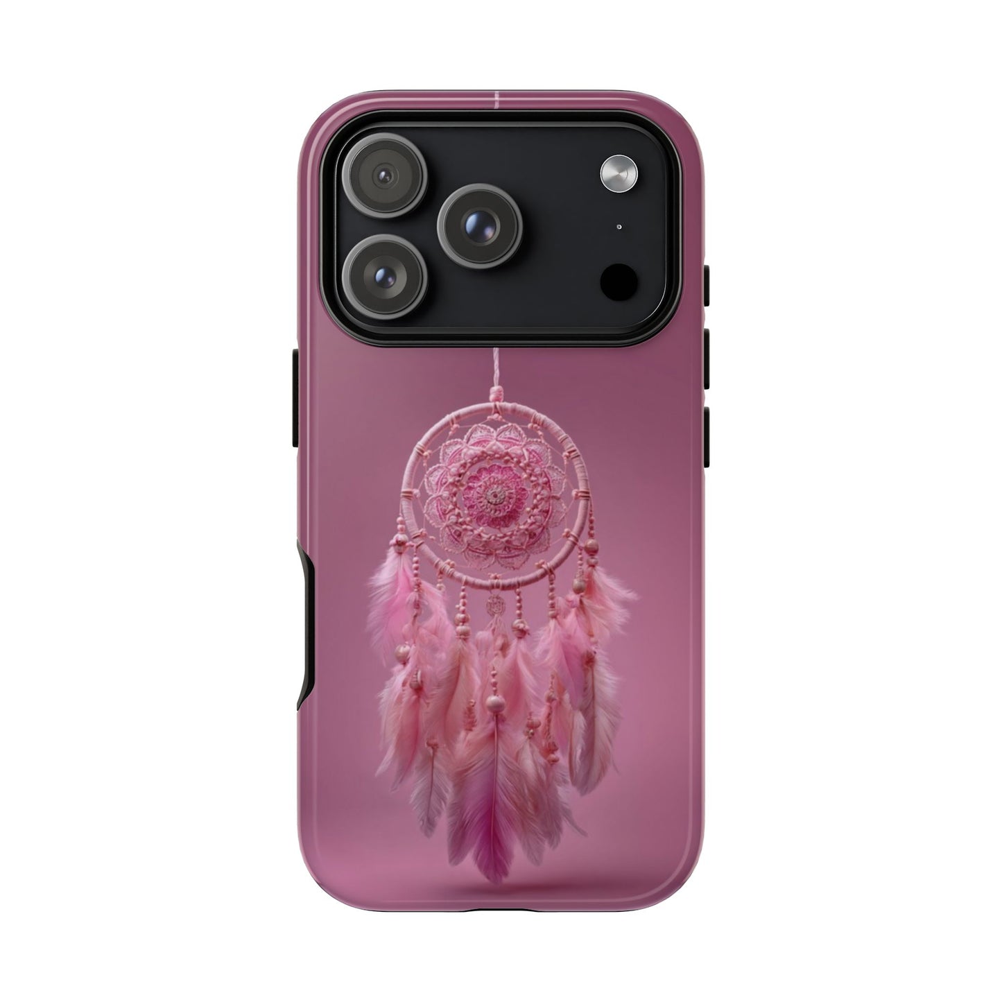 Pink Lace Dreamcatcher - Tough iPhone Case