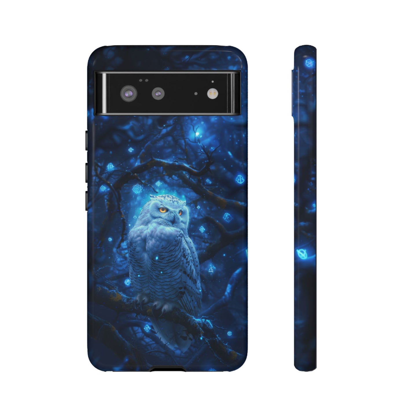 Luminous Rune Owl – Tough Google Pixel Case
