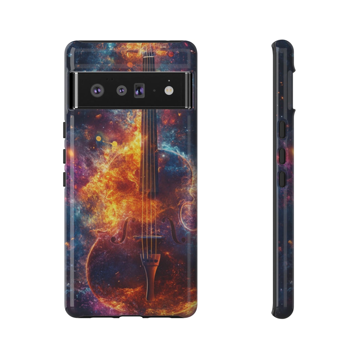 Fiery Violin Galaxy Phone Case – iPhone, Samsung, Google Pixel