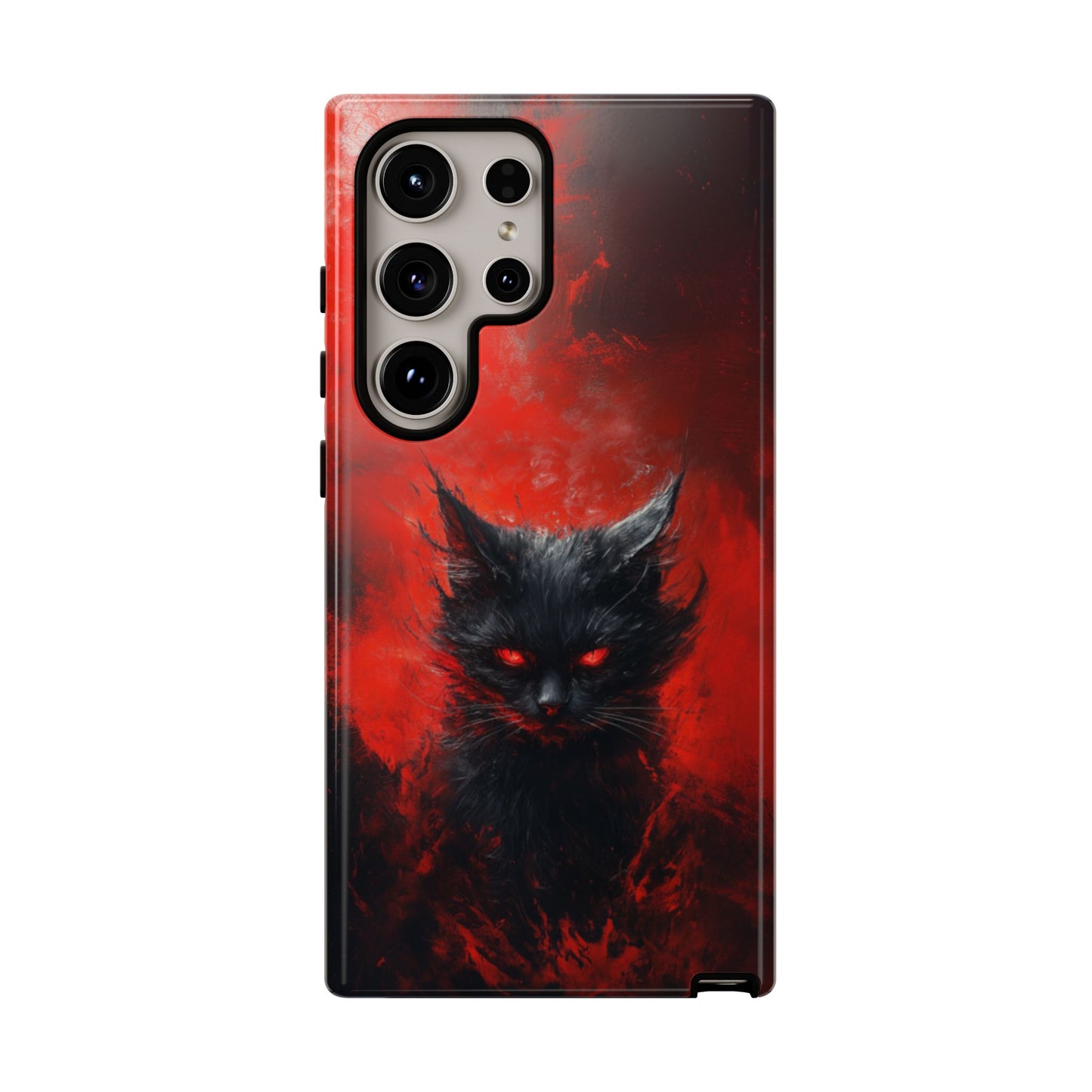 Fire Demon Black Cat - Tough Samsung Galaxy Case