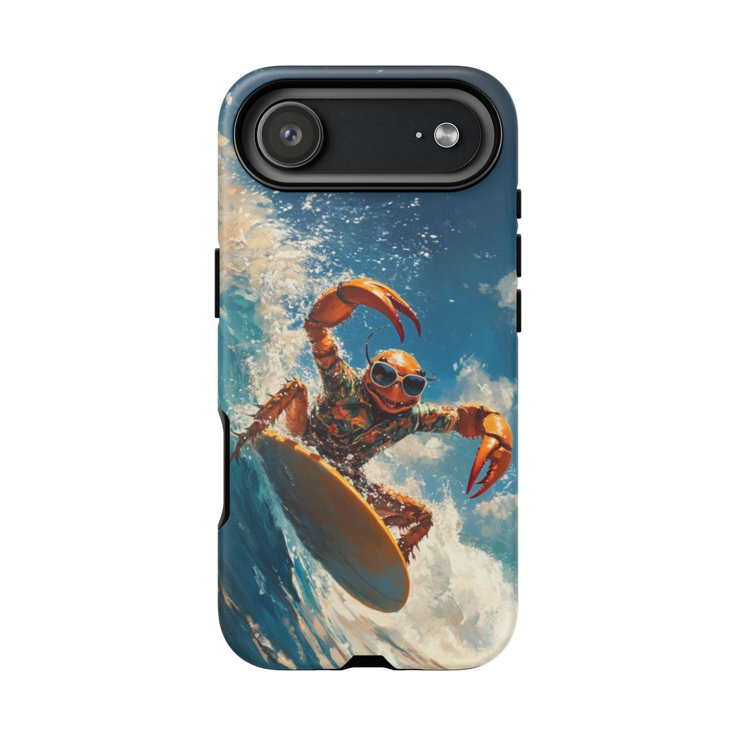 Surfing Crab - Tough iPhone Case