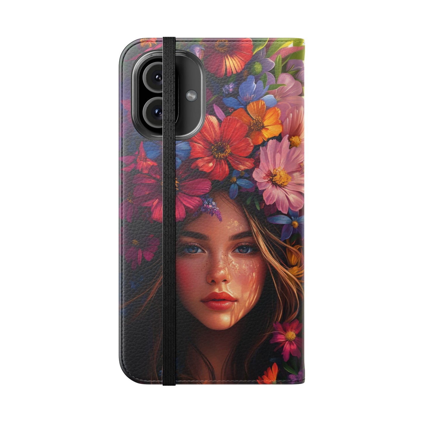 Floral Crown Muse - Wallet Flip Case