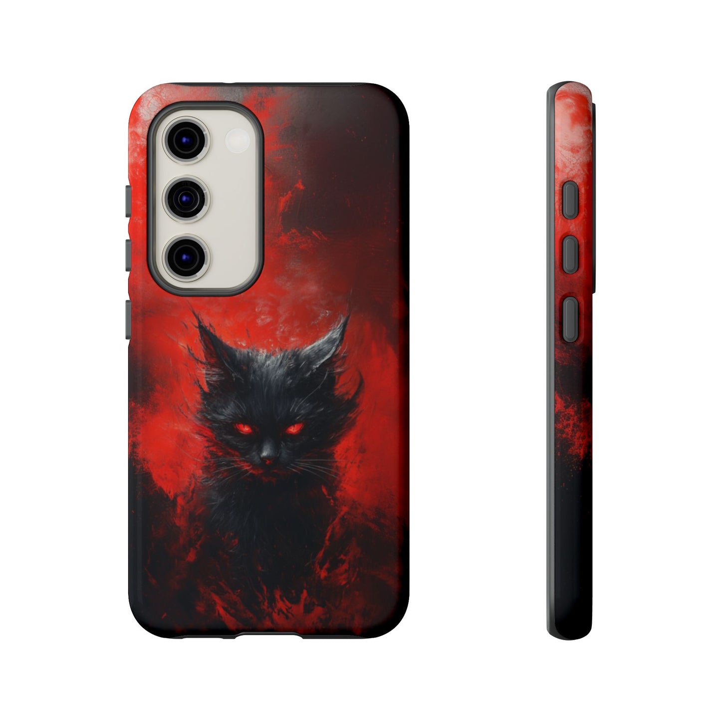 Fire Demon Black Cat - Tough Samsung Galaxy Case