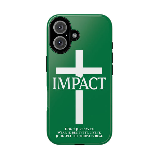 Impact Green - Tough iPhone Case