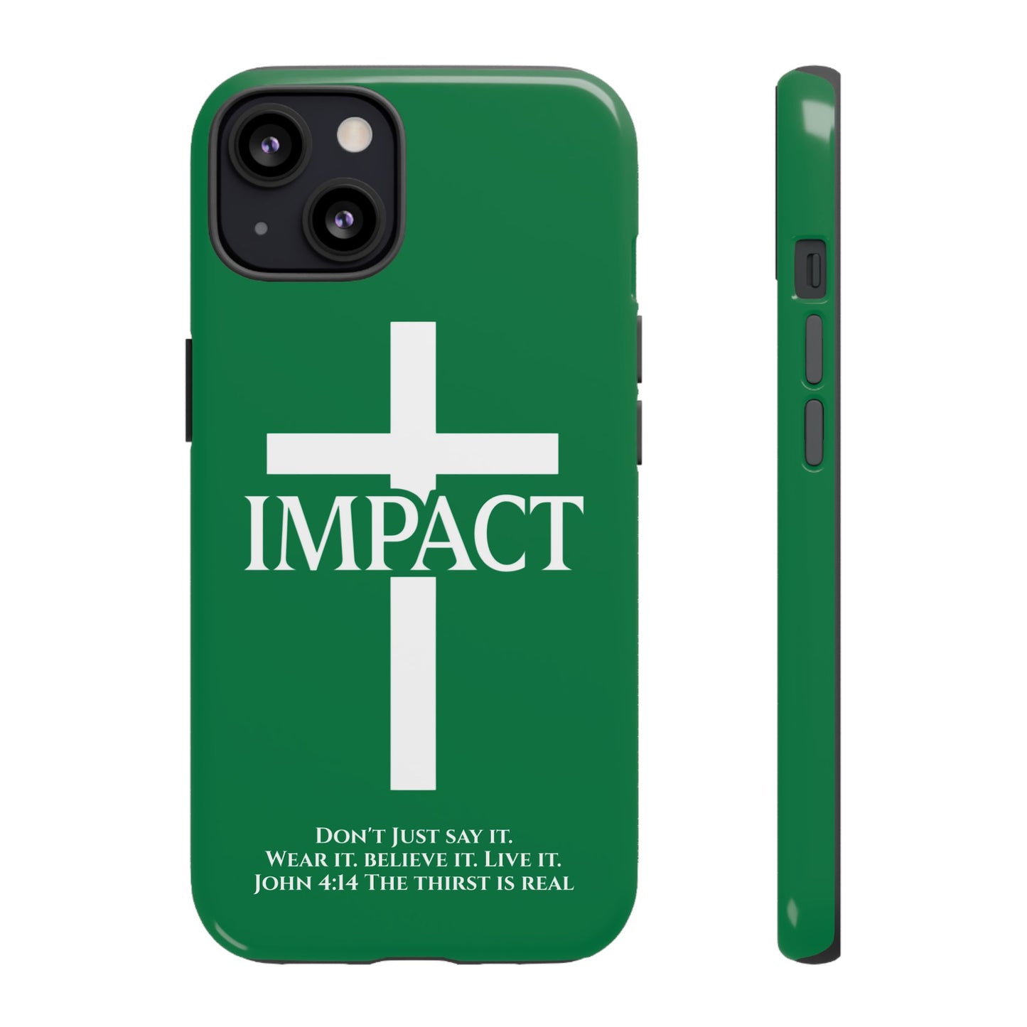 Impact Green - Tough iPhone Case