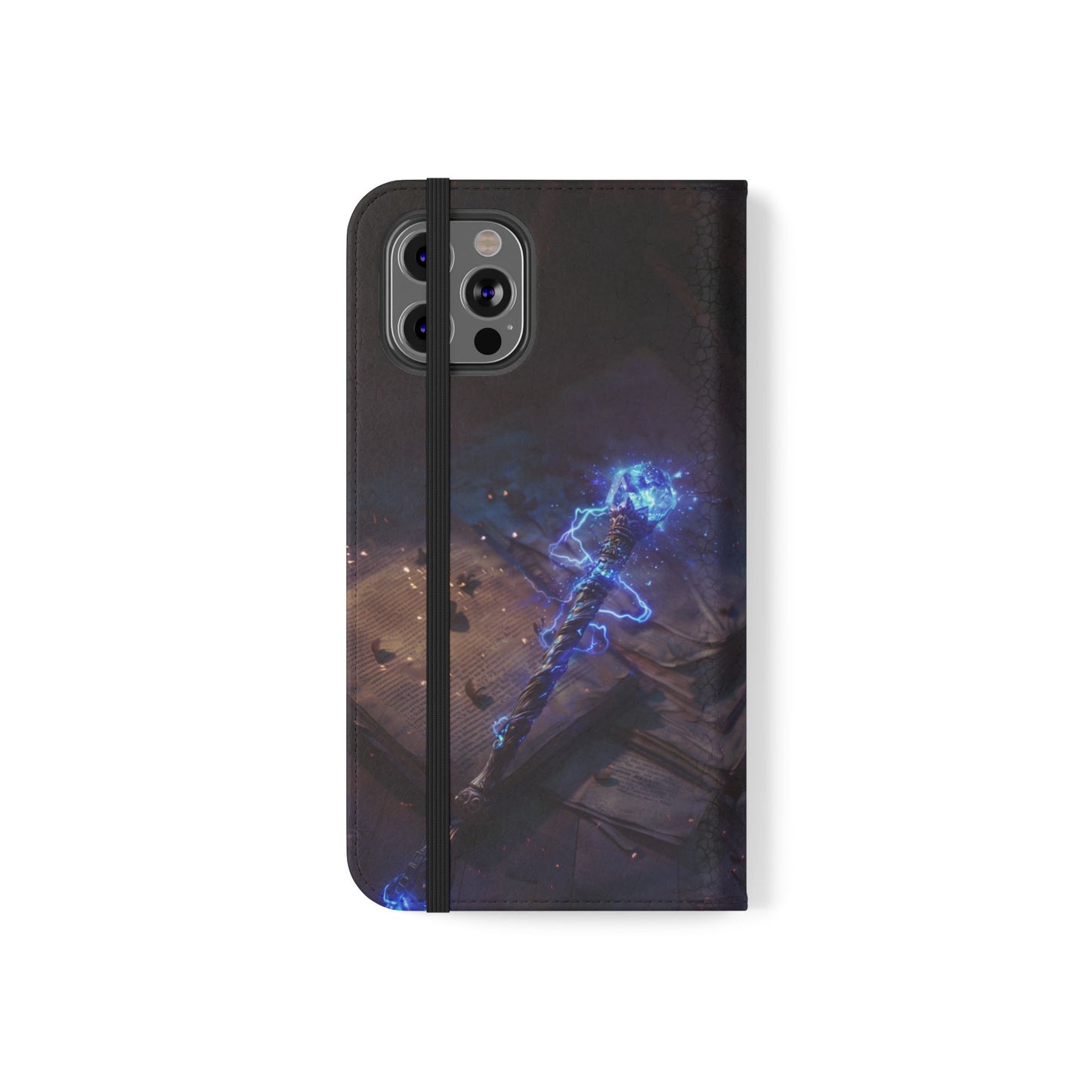 Lightning Staff - Wallet Flip Case