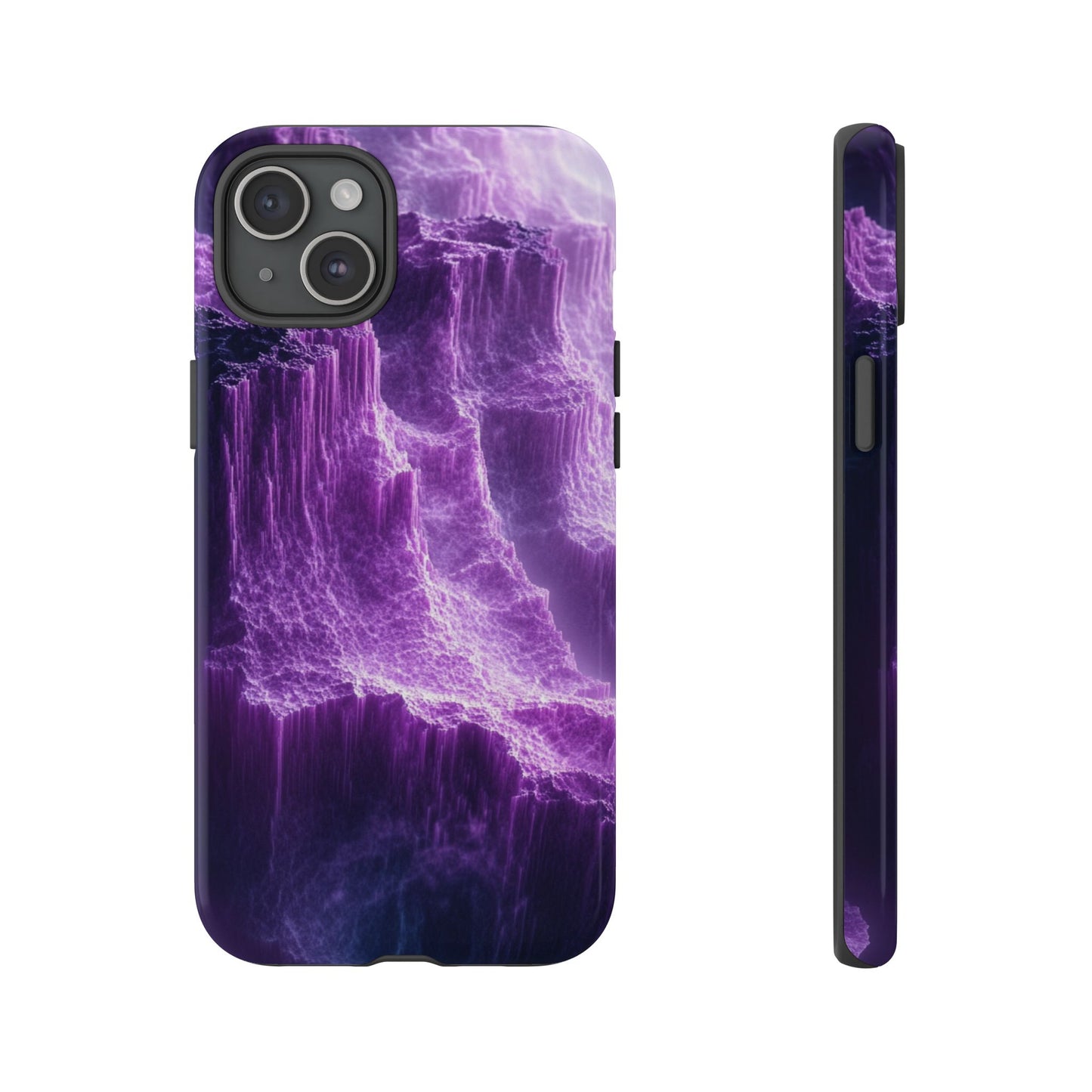 Purple Crystal Canyon - Tough iPhone Case