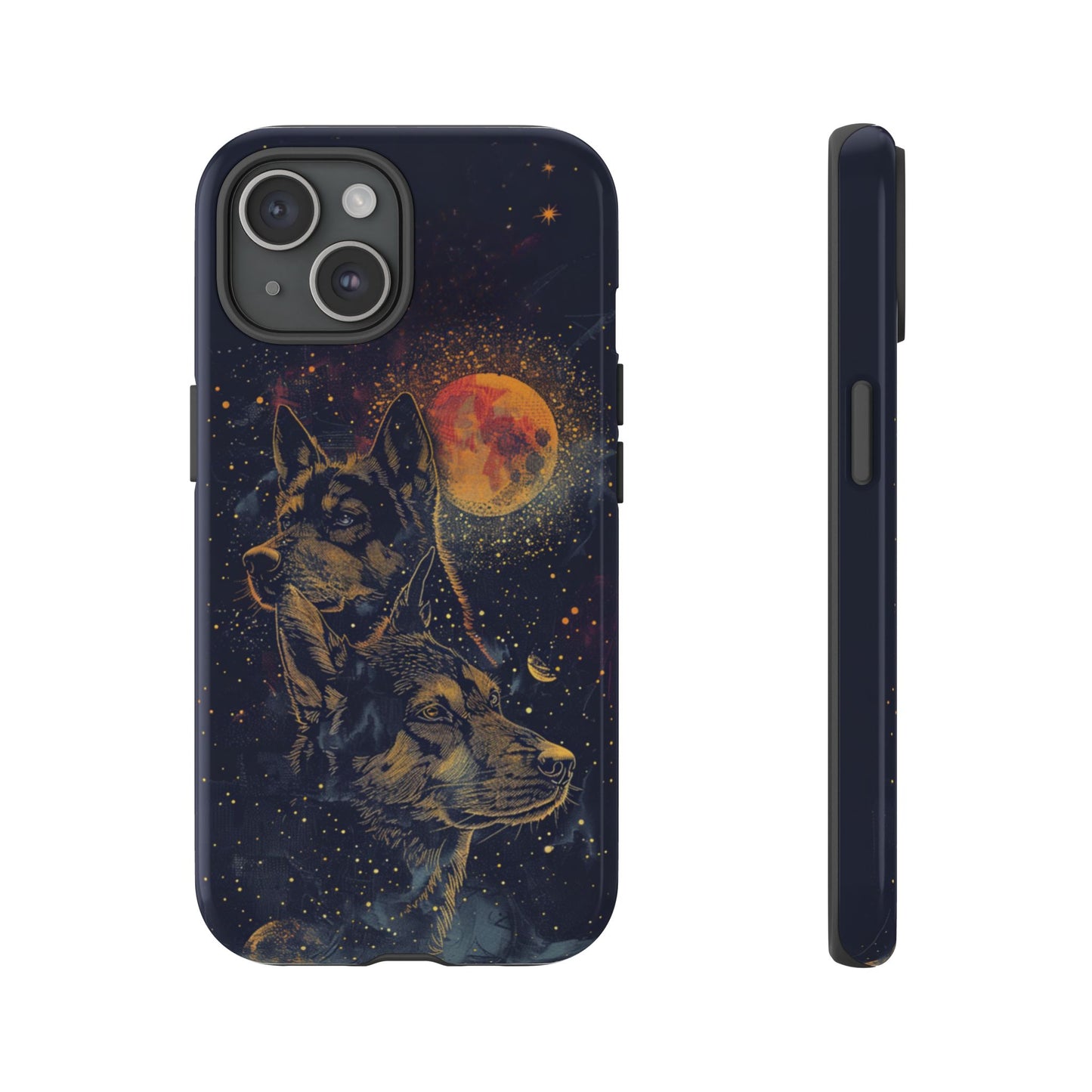 German Shepherd Celestial Phone Case – iPhone, Google Pixel, Samsung Galaxy