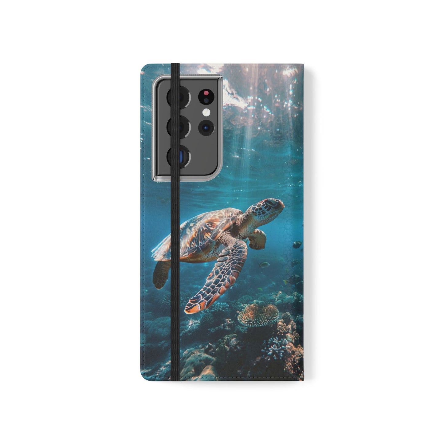 Ocean Guardian Sea Turtle - Wallet Flip Case