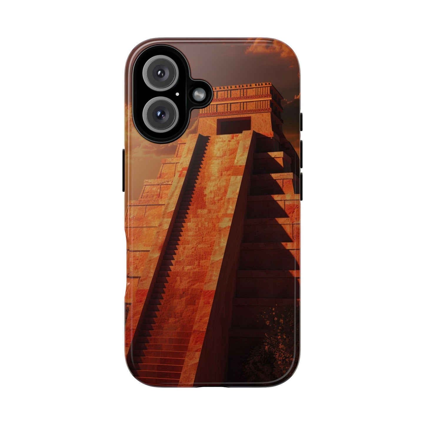 Mayan Pyramid Twilight Phone Case – iPhone, Google Pixel, Samsung Galaxy