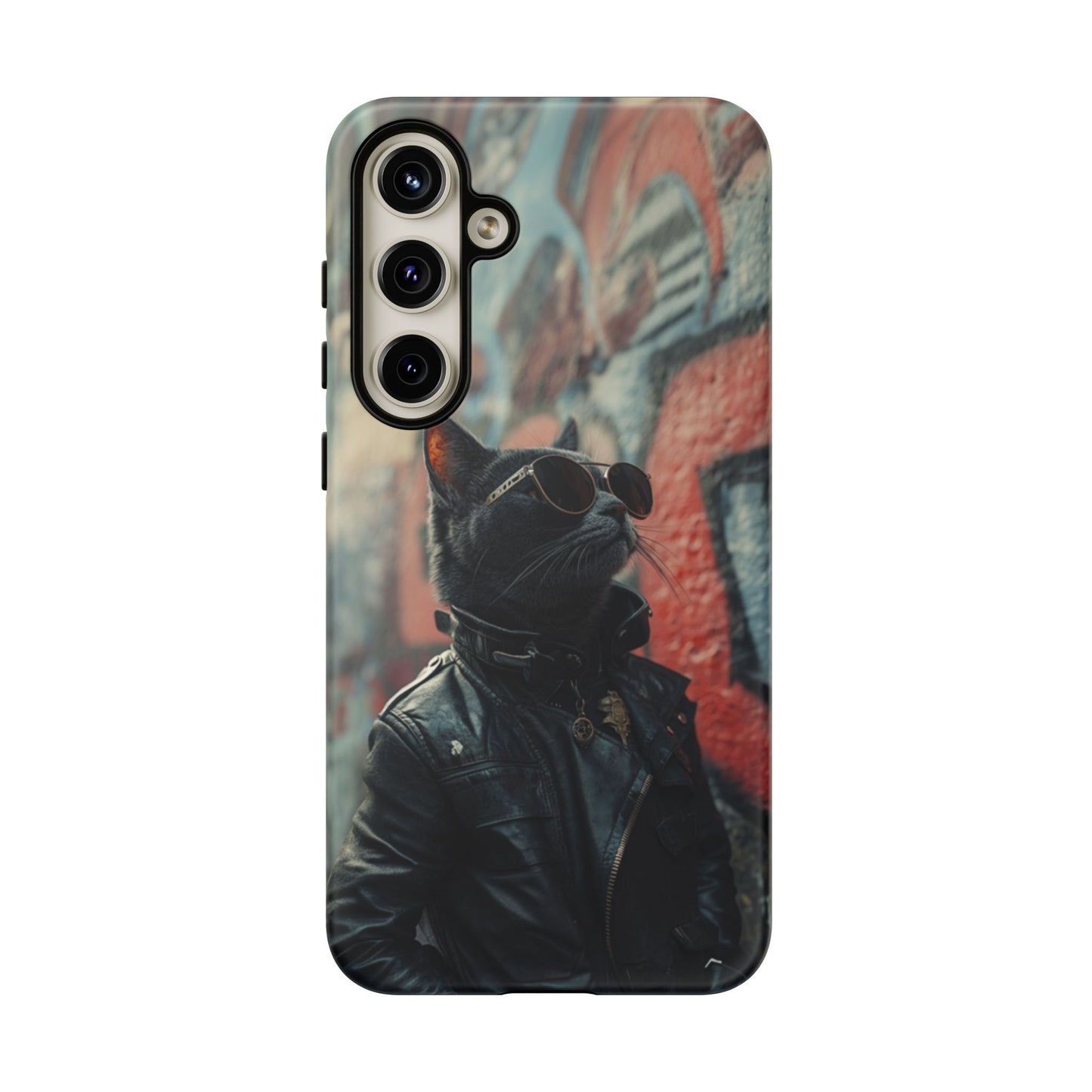 Punk Rock Cat Phone Case – iPhone, Google Pixel, Samsung Galaxy