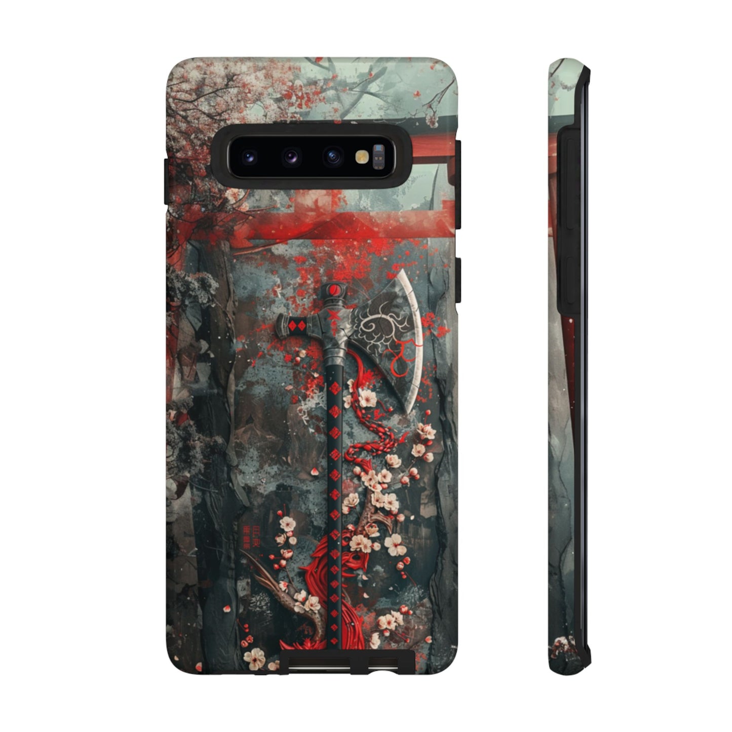 Sakura Warrior Axe - Tough Samsung Galaxy Case