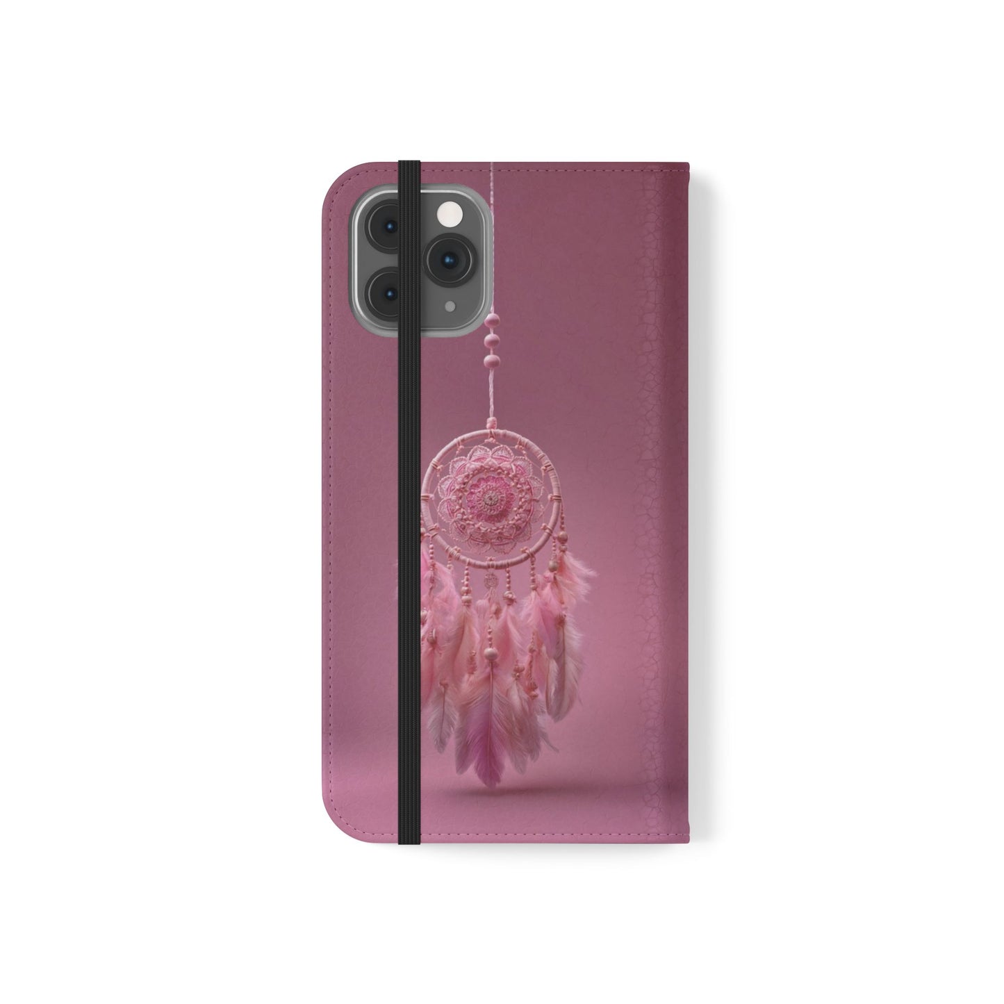 Pink Lace Dreamcatcher - Wallet Flip Case
