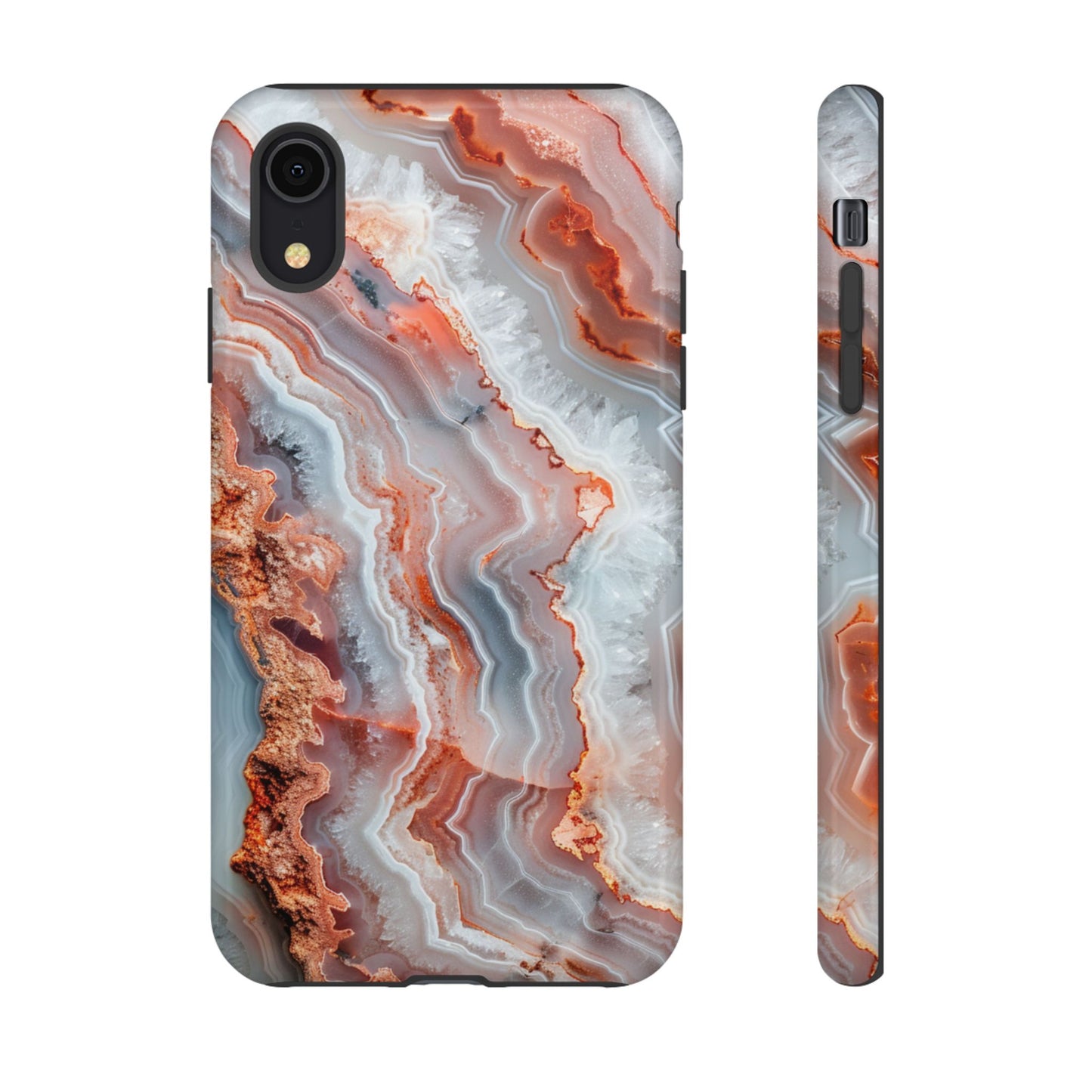Rose Agate Currents – Tough iPhone Case