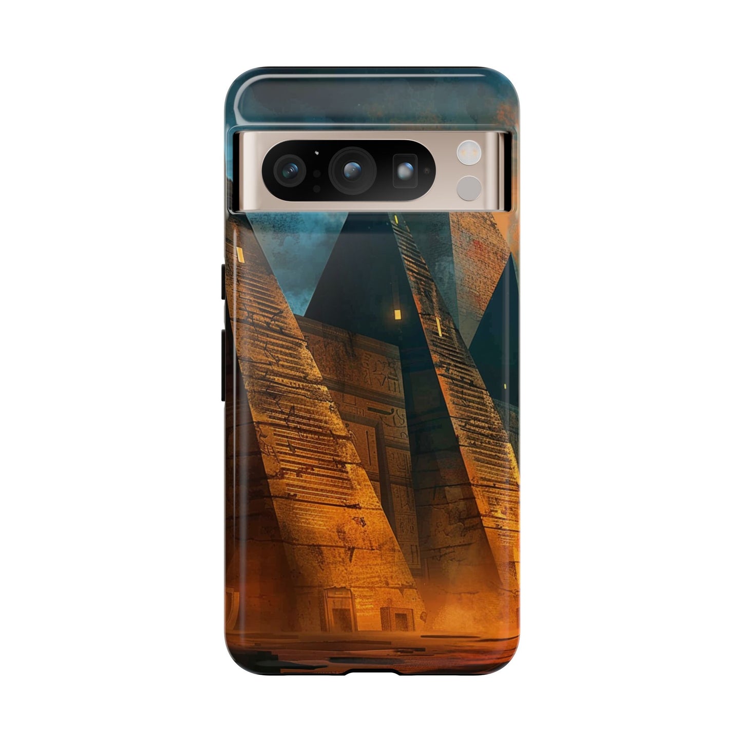 Ancient Egyptian Pyramids Sunset - Tough Google Pixel Case